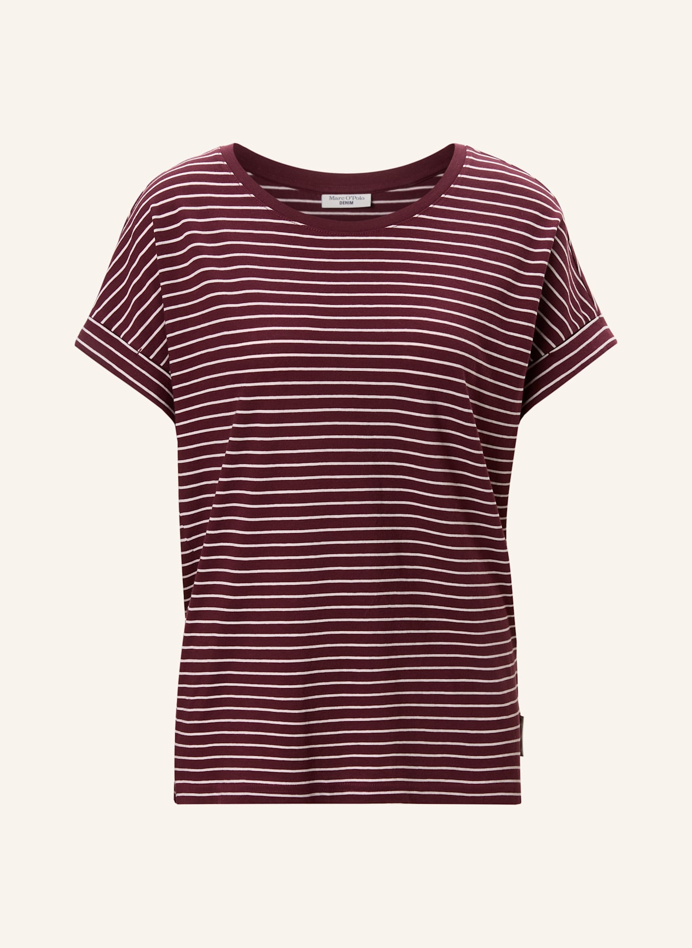 Marc O'Polo DENIM T-Shirt: DUNKELROT