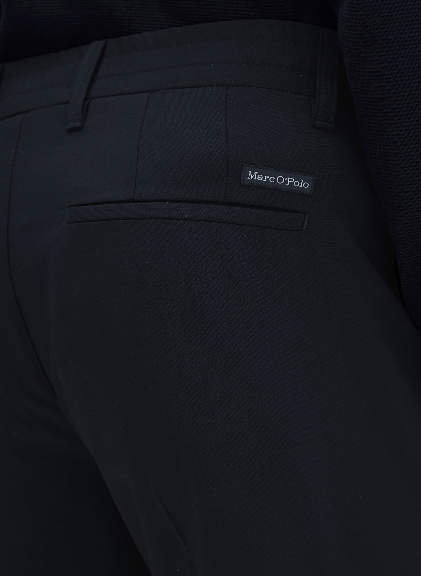 Marc O'Polo Hose Model Morot Jogger pleats: DUNKELBLAU