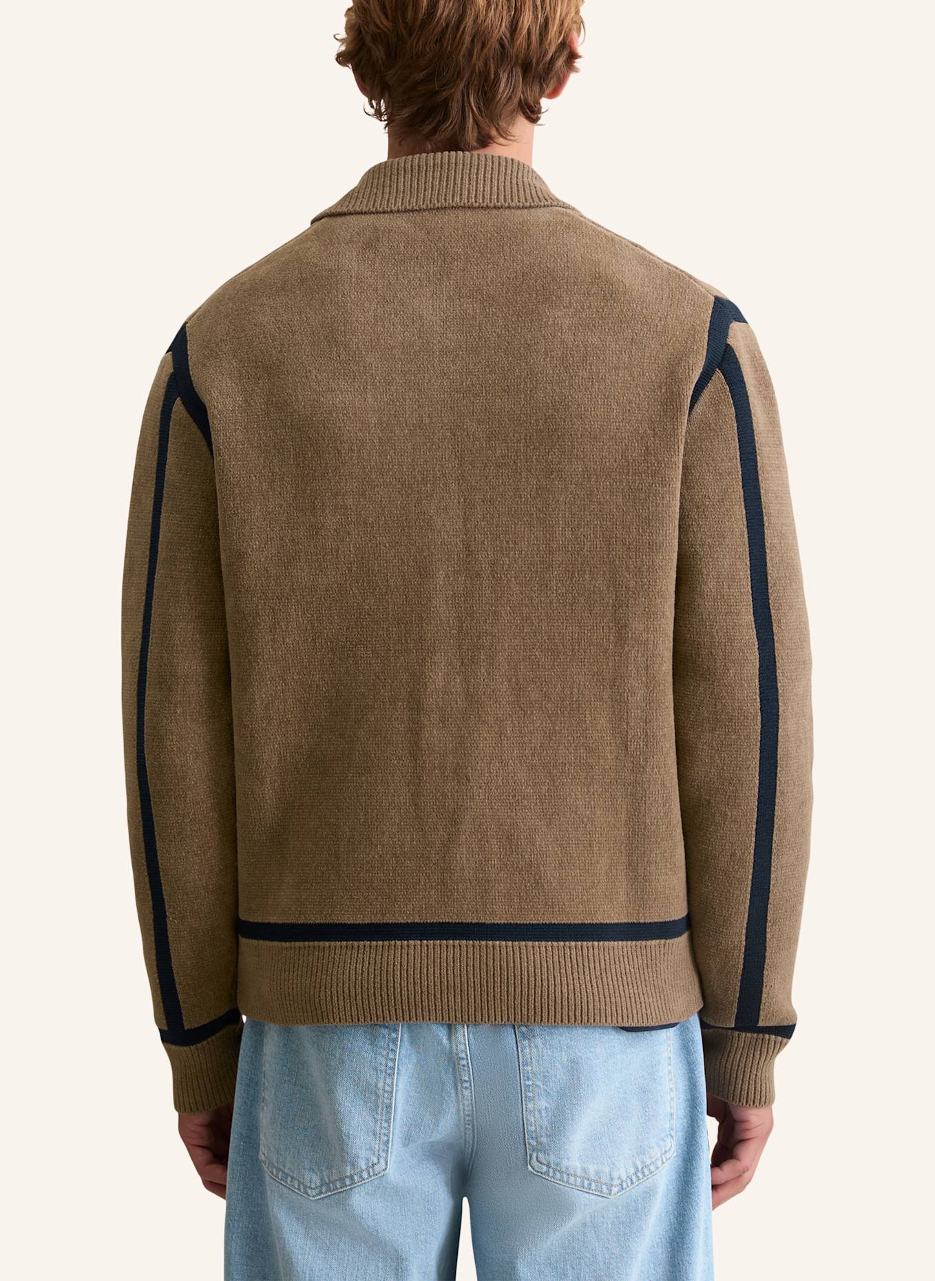 Marc O'Polo DENIM Strickjacke: BRAUN