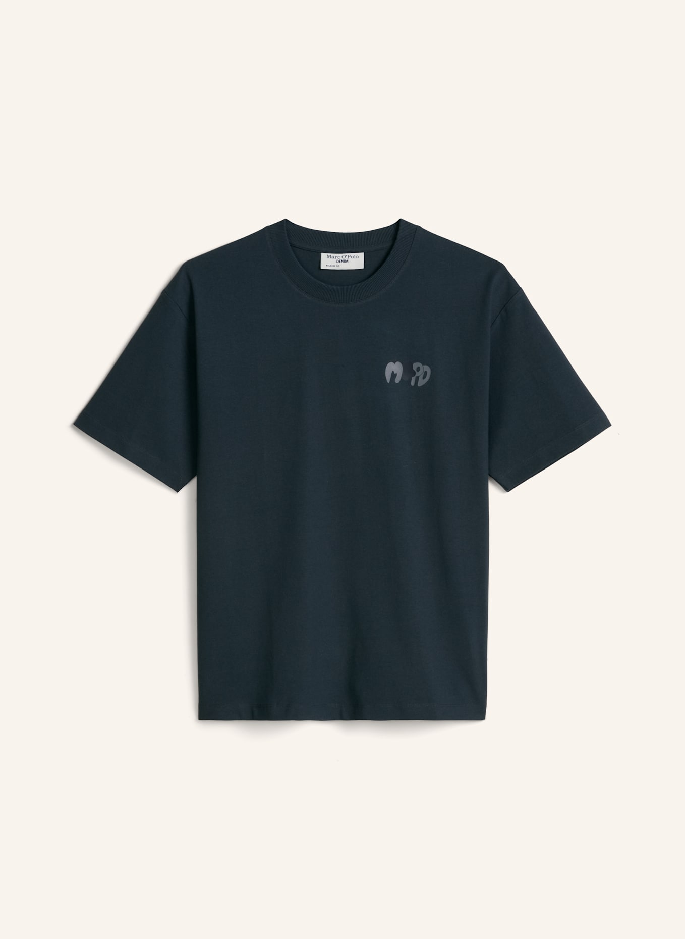 Marc O'Polo DENIM T-Shirt: DUNKELBLAU