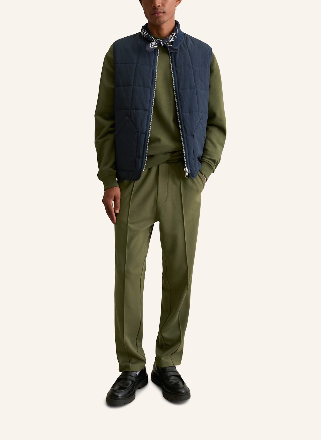 Marc O'Polo DENIM Weste: DUNKELBLAU