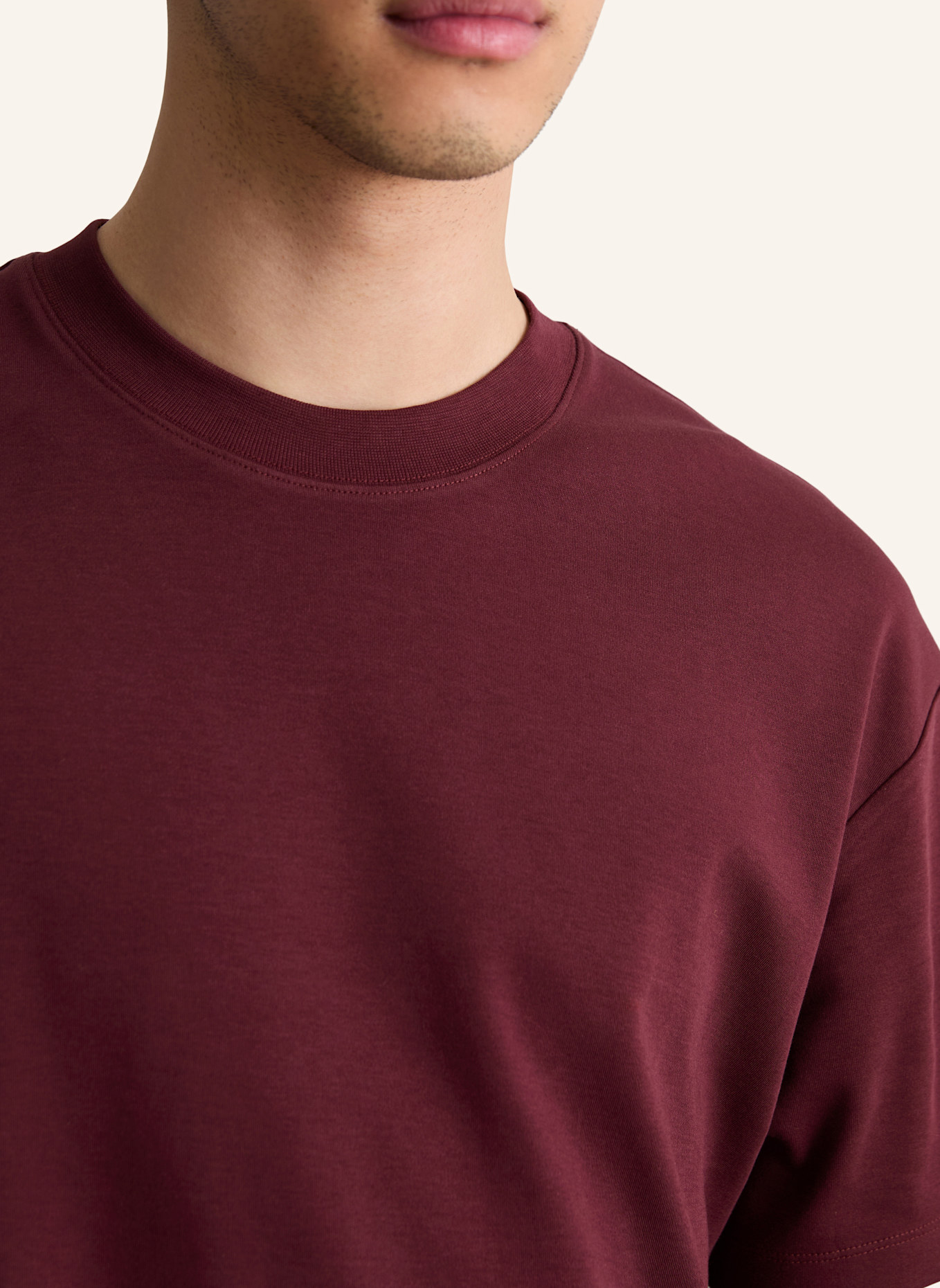 Marc O'Polo DENIM T-Shirt: DUNKELROT