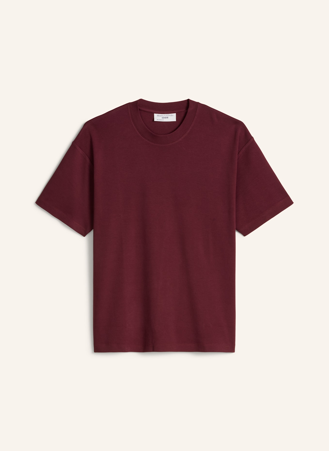 Marc O'Polo DENIM T-Shirt: DUNKELROT
