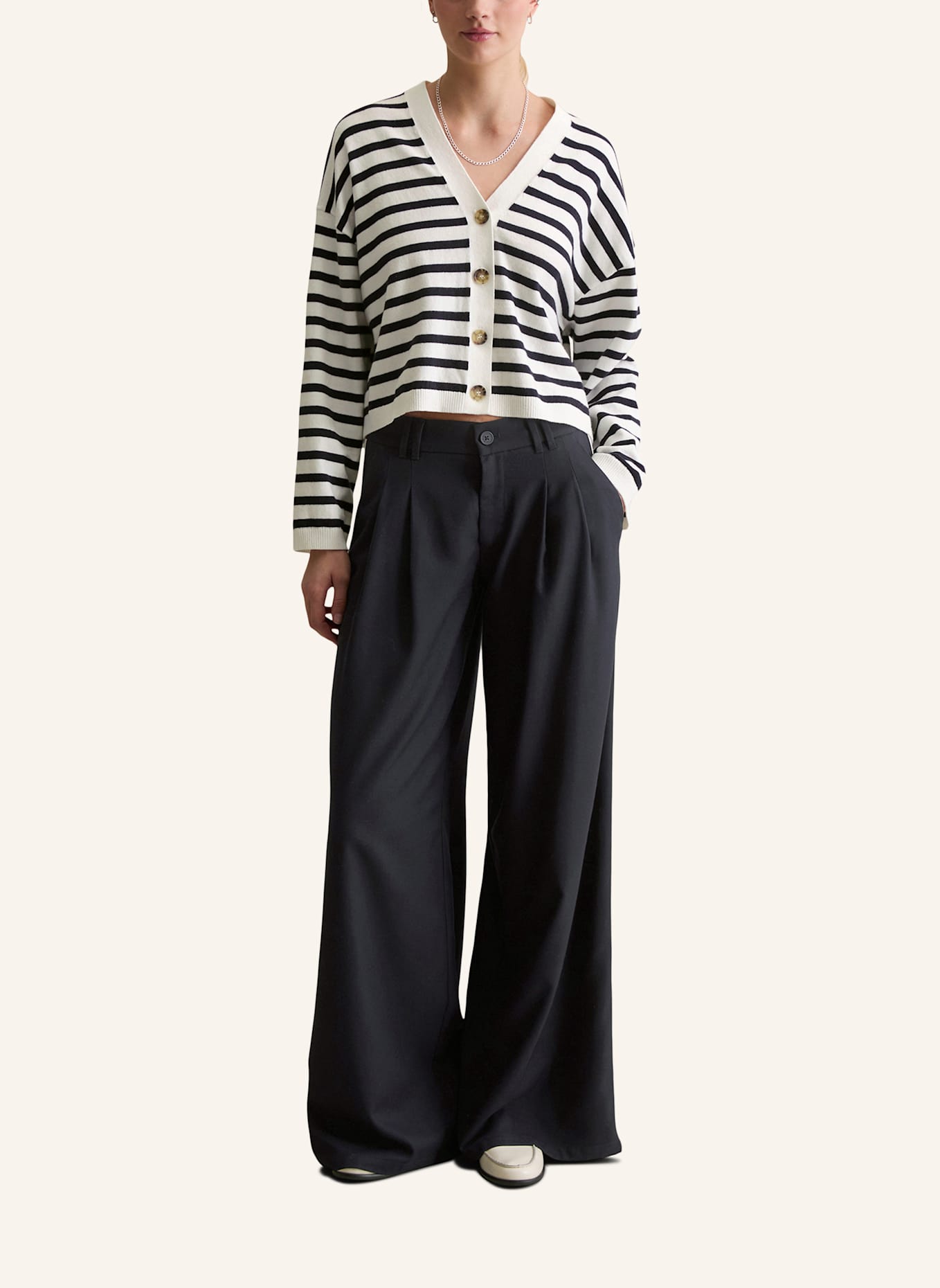 Marc O'Polo DENIM Strickpolo: DUNKELBLAU
