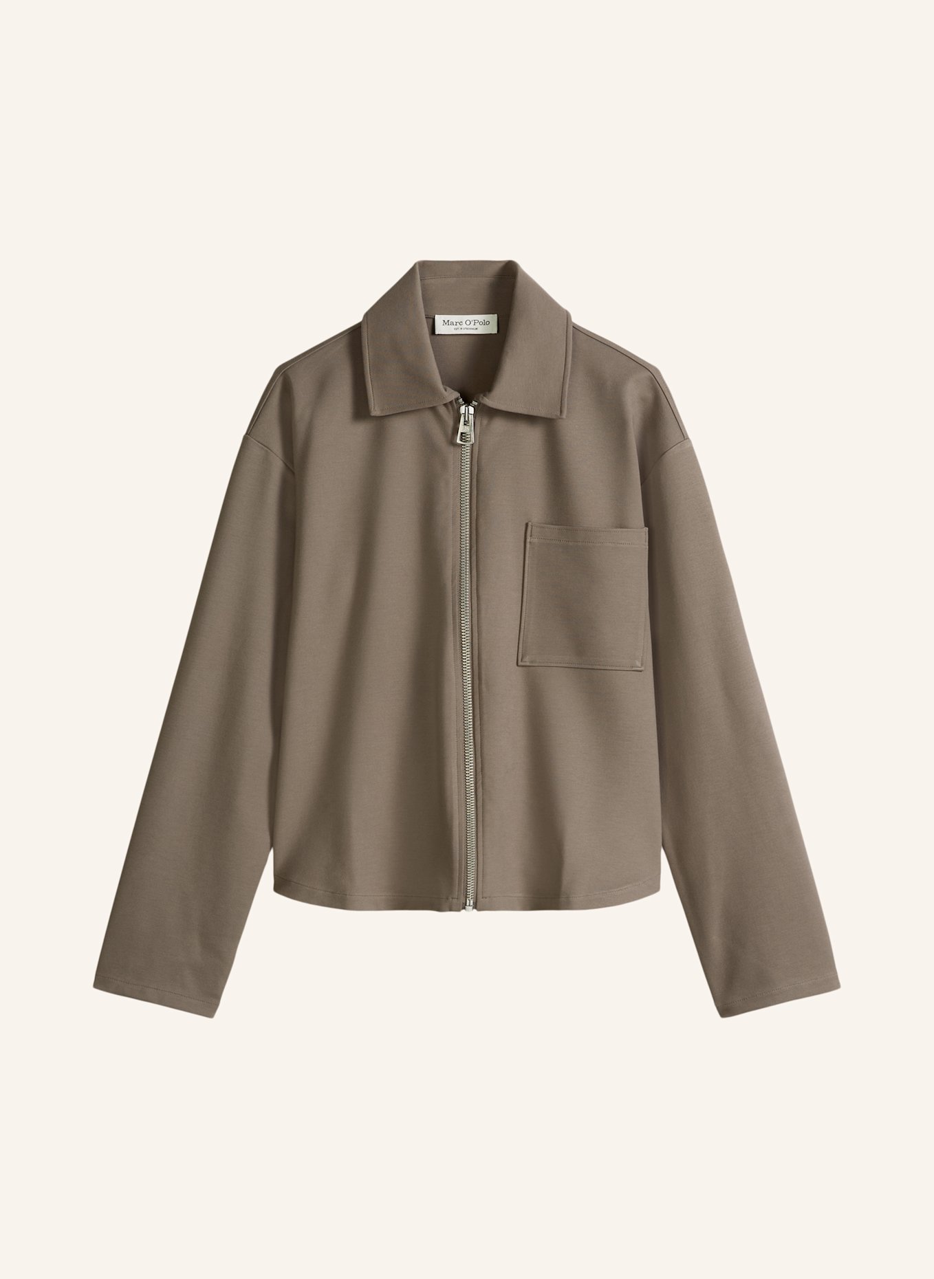 Marc O'Polo Jersey-Jacke: BRAUN
