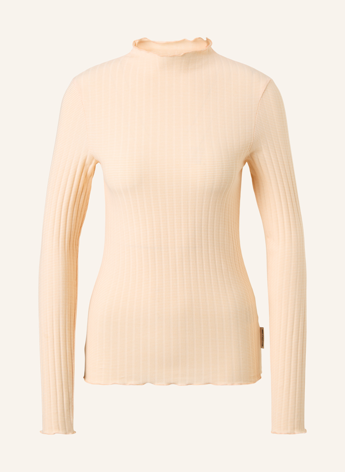 Marc O'Polo DENIM Ripp-Longsleeve: ORANGE
