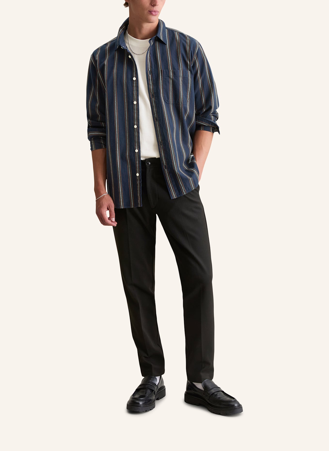 Marc O'Polo DENIM Hemd: DUNKELBLAU