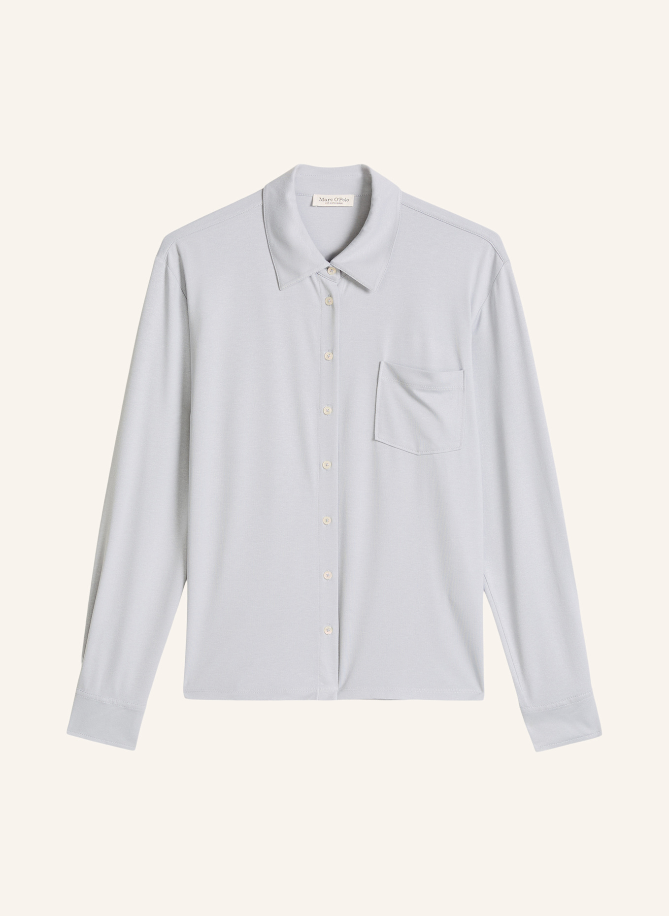 Marc O'Polo Jerseybluse: GRAU