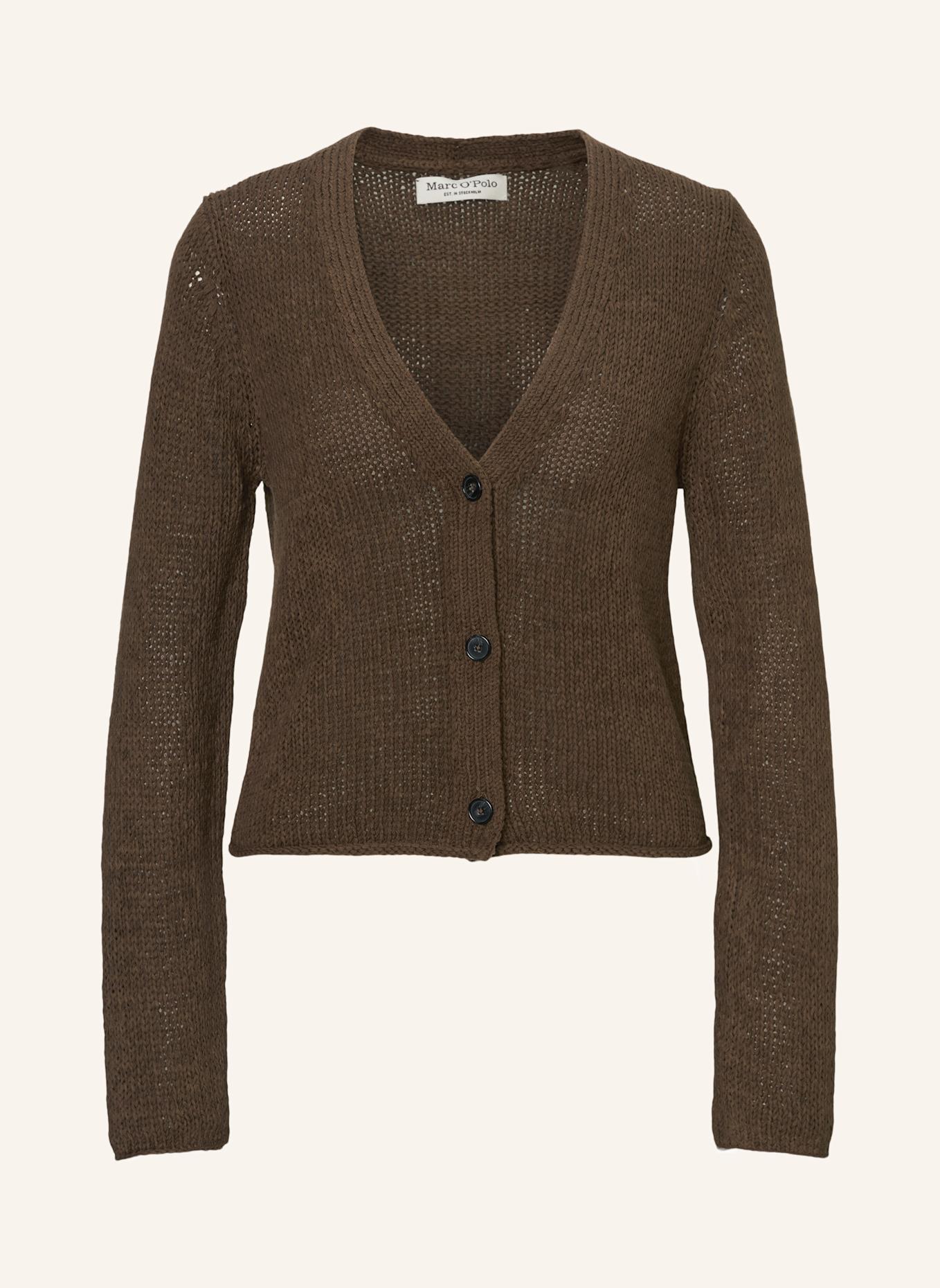 Marc O'Polo Cardigan: DUNKELBRAUN