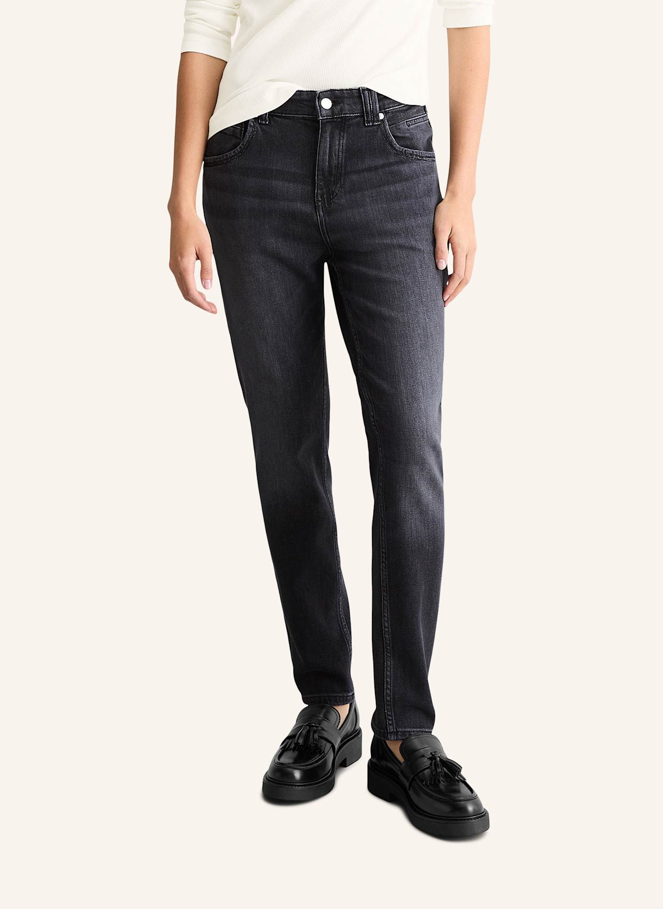 Marc O'Polo DENIM Boyfriend Jeans: SCHWARZ