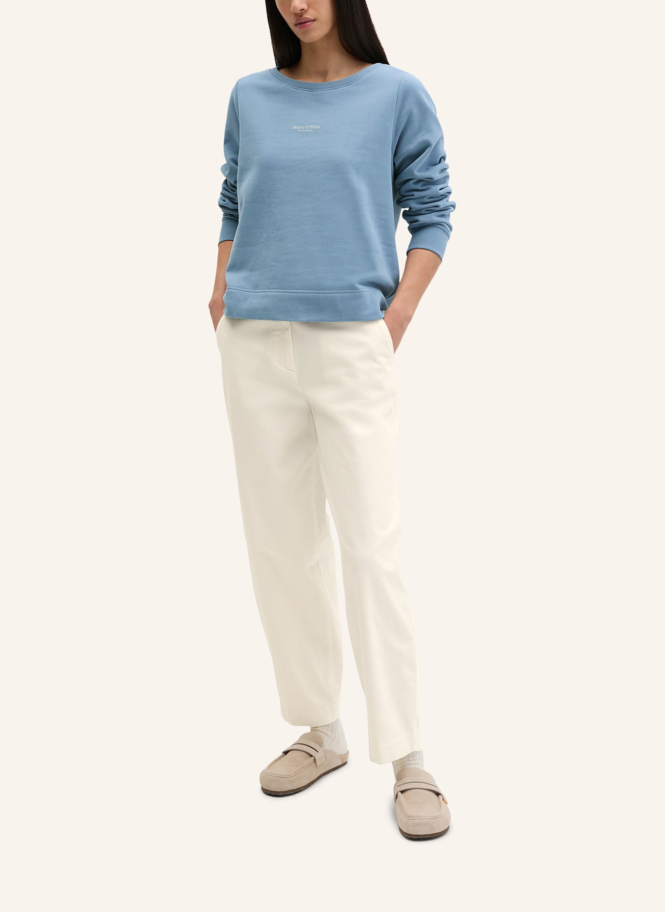 Marc O'Polo Sweatshirt: BLAU