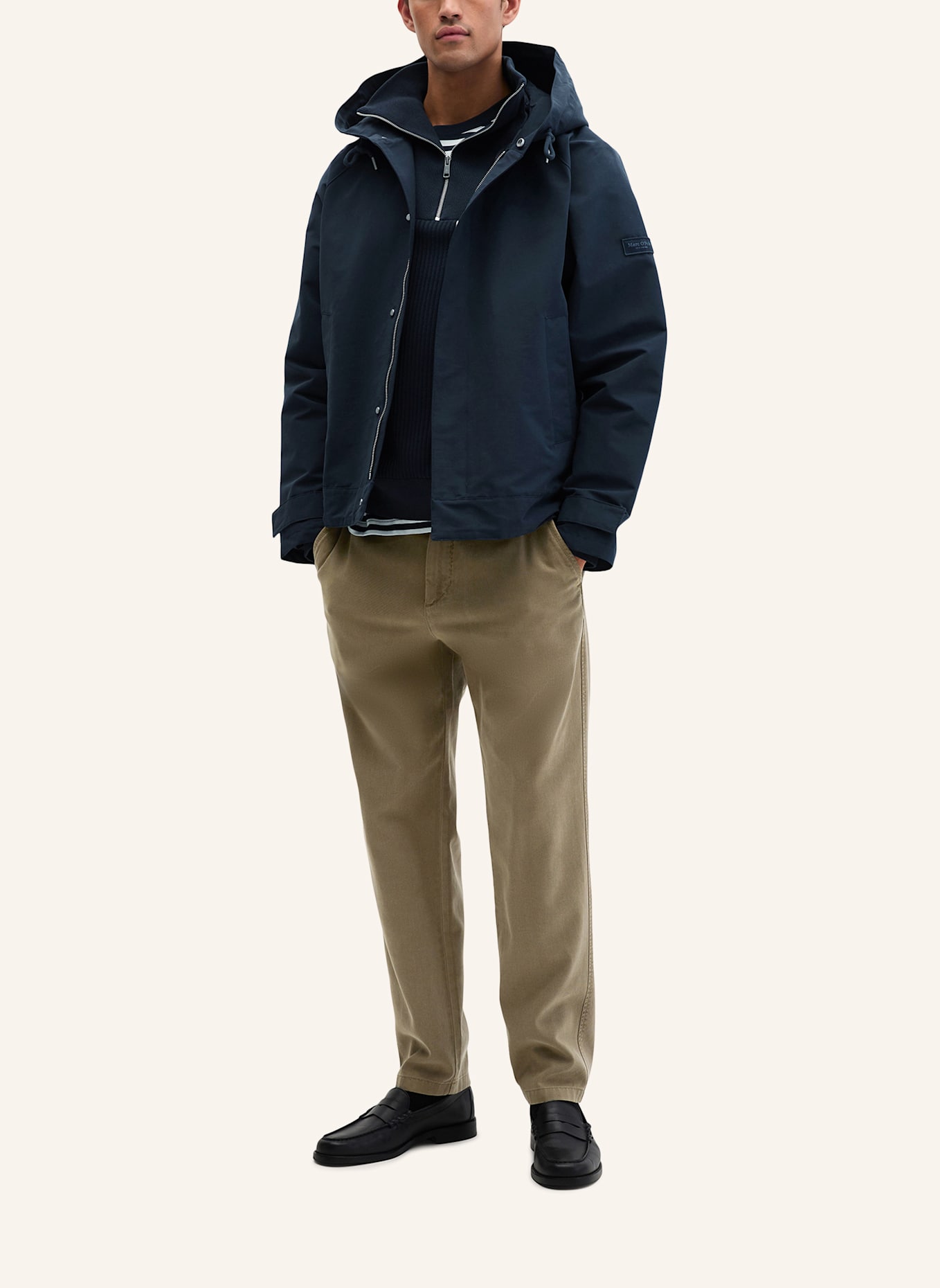 Marc O'Polo Kapuzenjacke: DUNKELBLAU