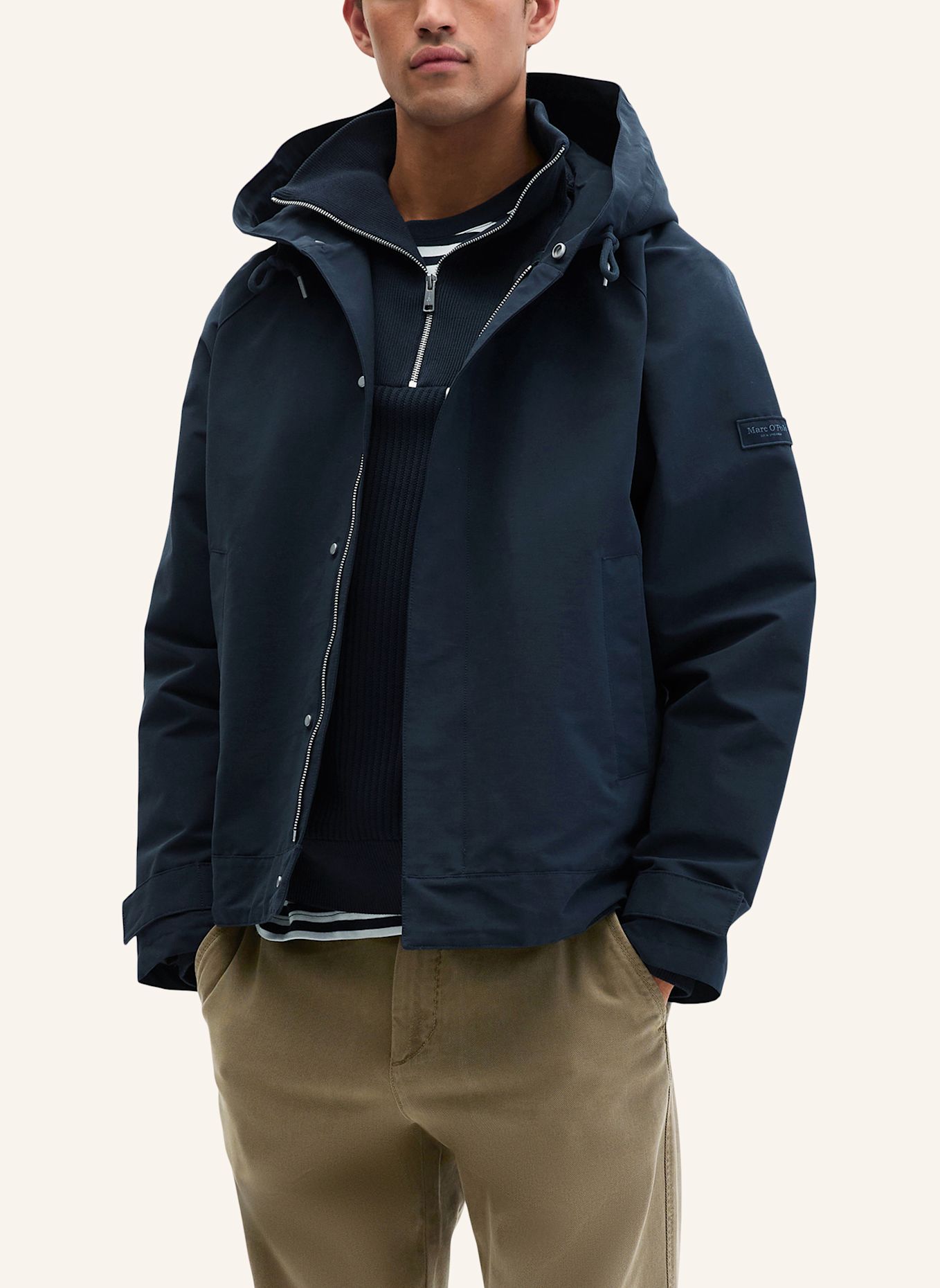 Marc O'Polo Kapuzenjacke: DUNKELBLAU