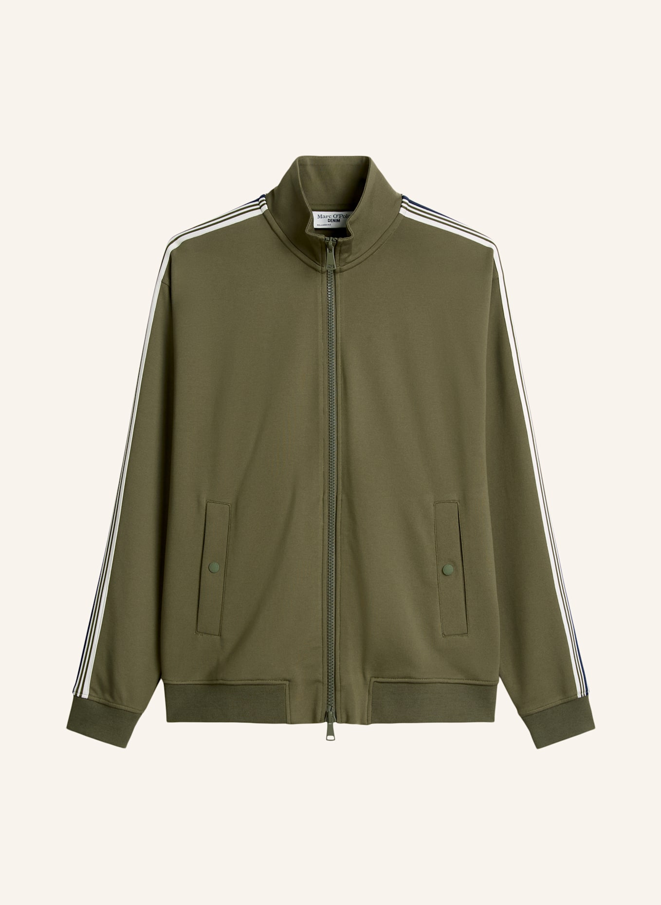 Marc O'Polo DENIM Trainingsjacke: DUNKELGRÜN
