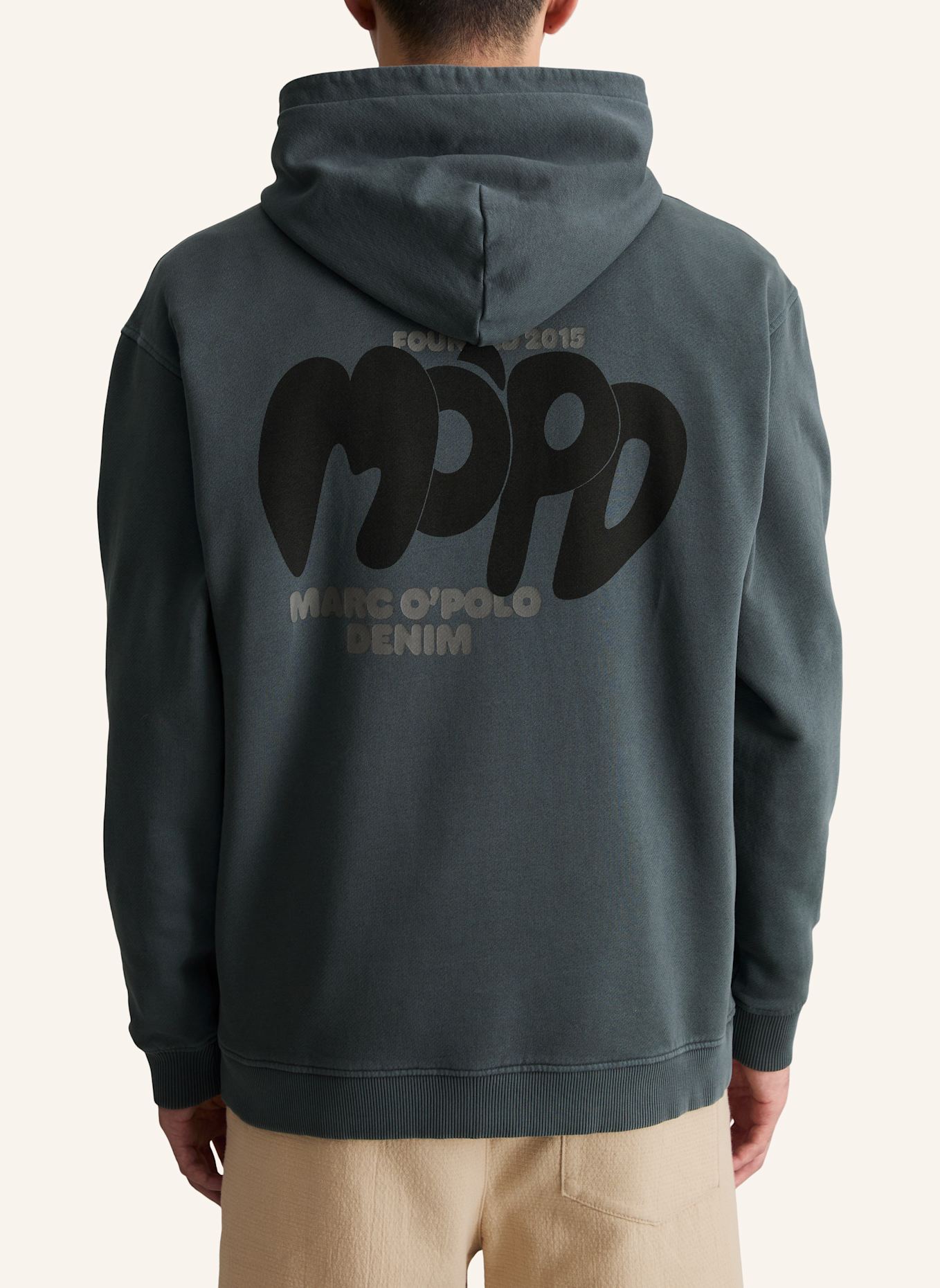 Marc O'Polo DENIM Hoodie: DUNKELBLAU