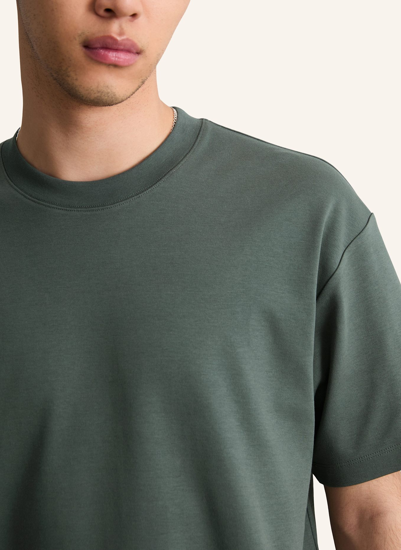 Marc O'Polo DENIM T-Shirt: DUNKELGRÜN
