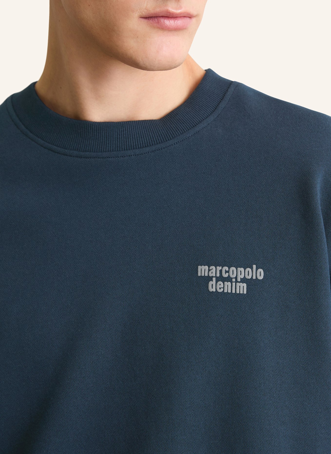 Marc O'Polo DENIM Sweatshirt: DUNKELBLAU