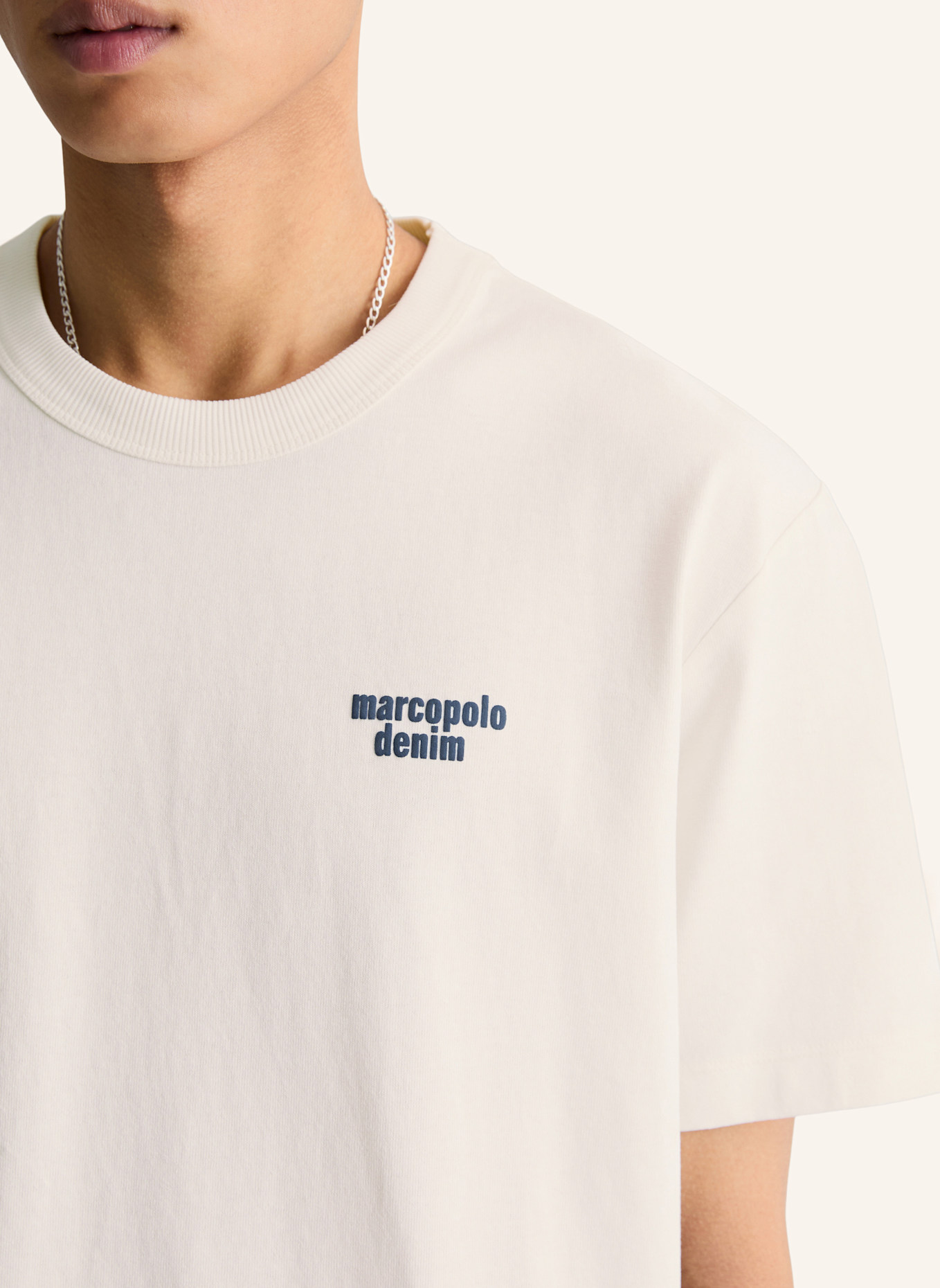 Marc O'Polo DENIM T-Shirt: ECRU