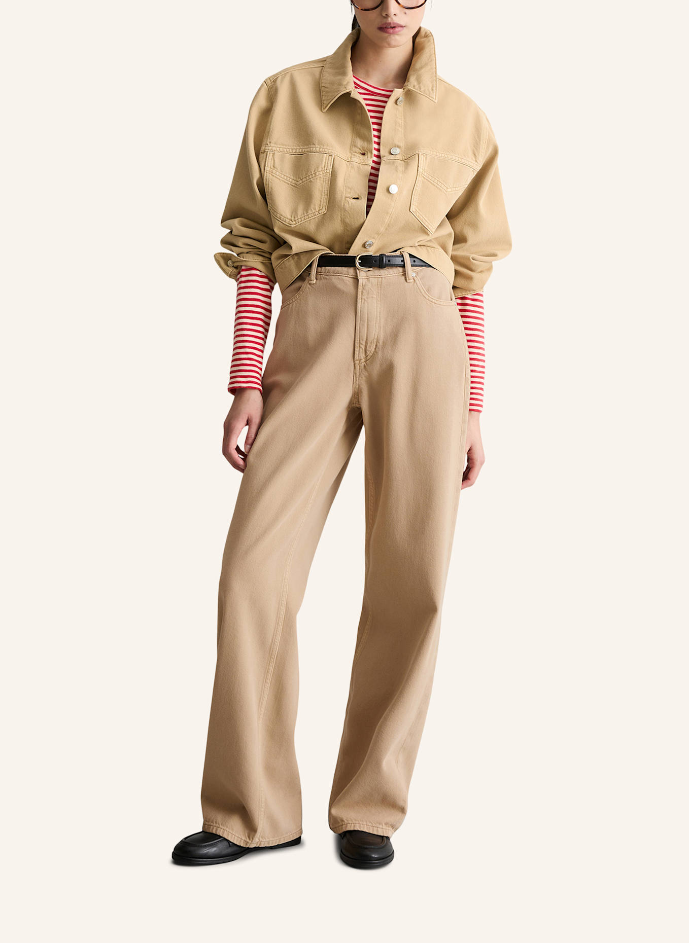 Marc O'Polo DENIM Jeansjacke: BEIGE