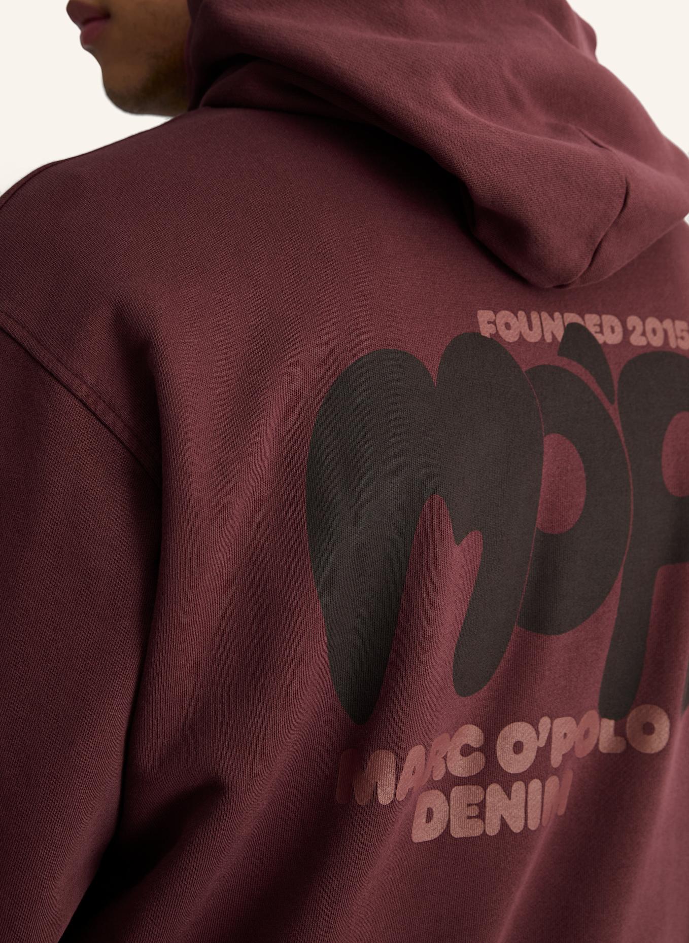 Marc O'Polo DENIM Hoodie: DUNKELROT