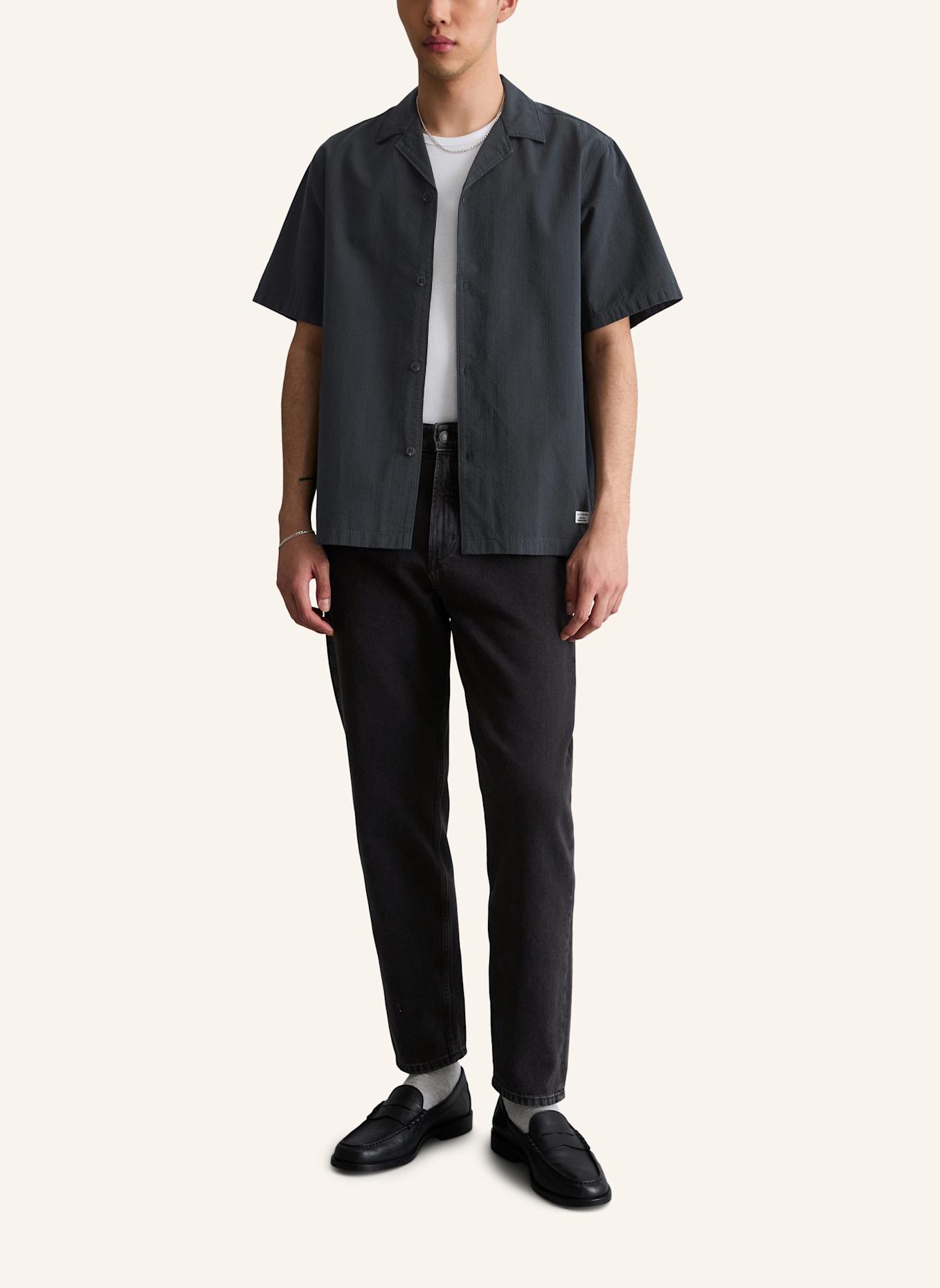 Marc O'Polo DENIM Kurzarm-Hemd: DUNKELBLAU