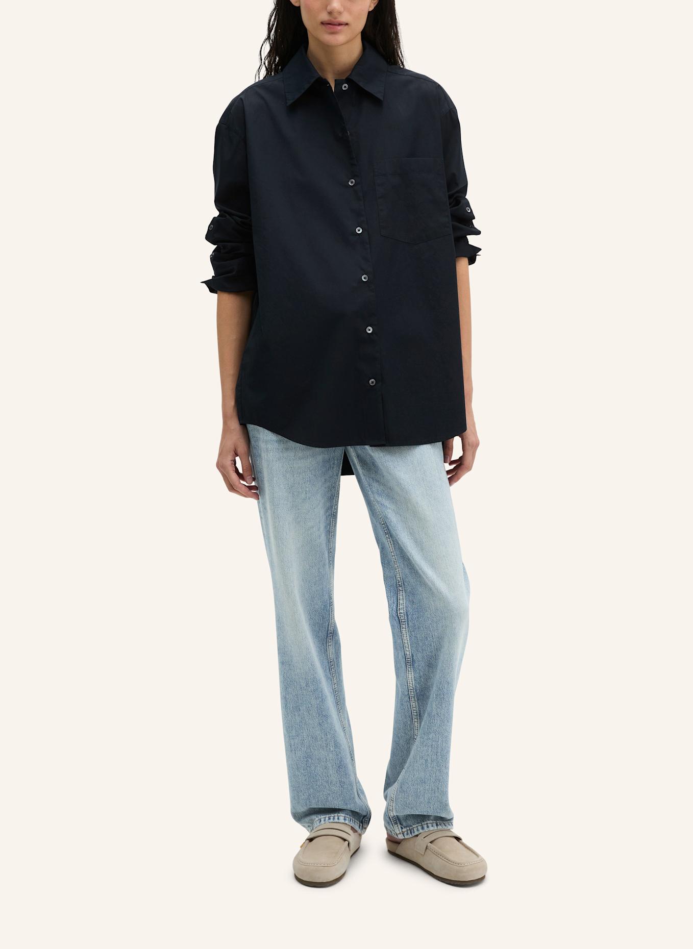 Marc O'Polo Boyfriend-Bluse: DUNKELBLAU