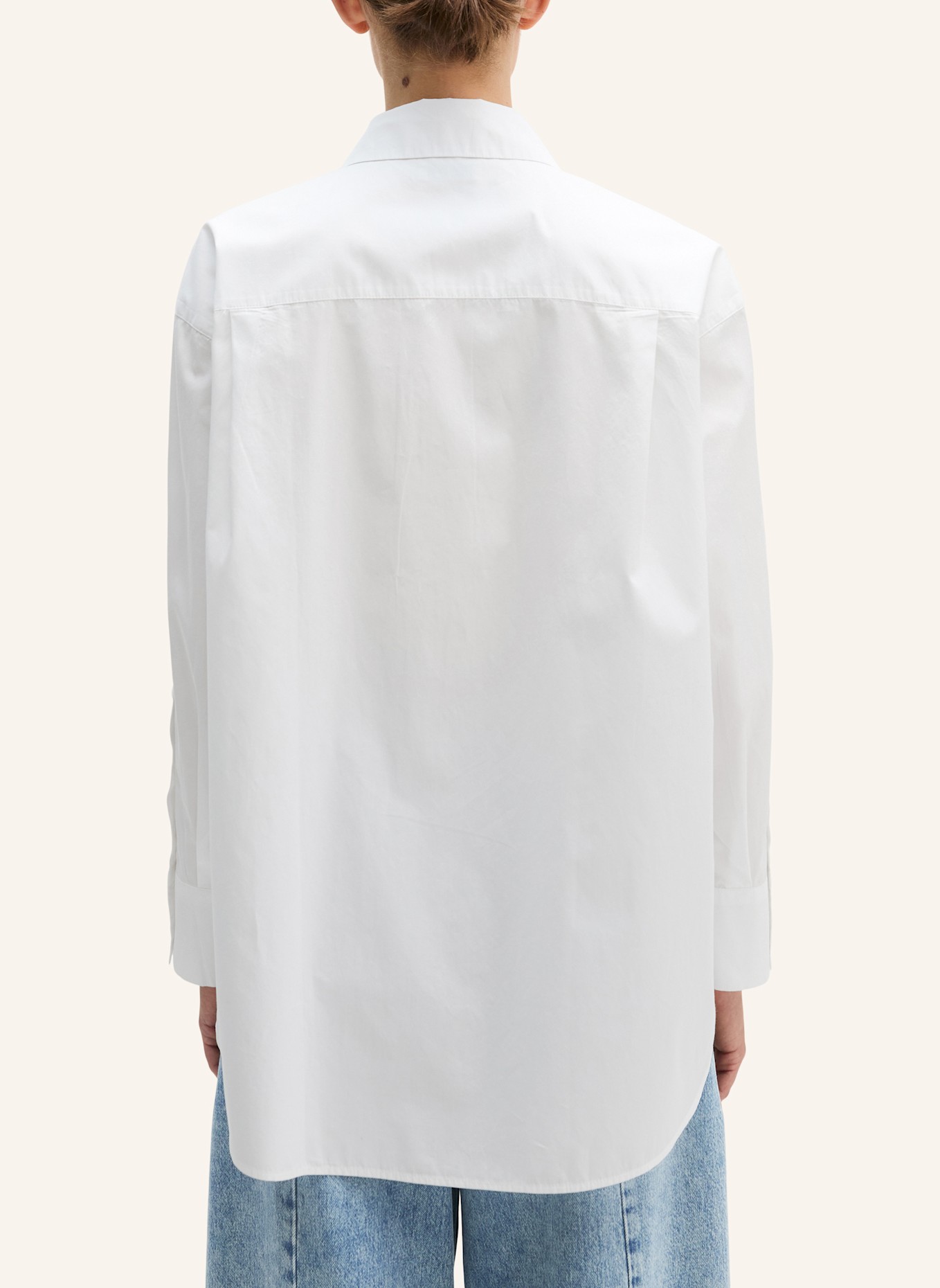 Marc O'Polo Boyfriend-Bluse: WEISS