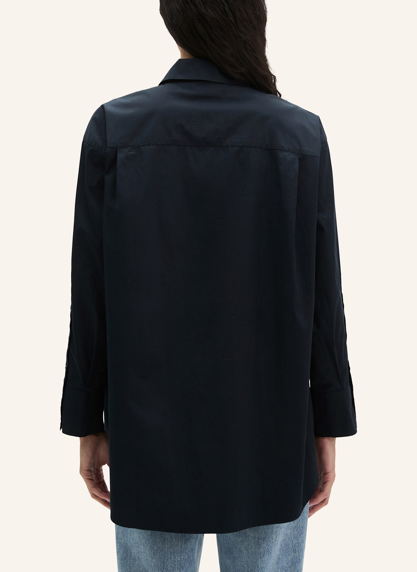 Marc O'Polo Boyfriend-Bluse: DUNKELBLAU