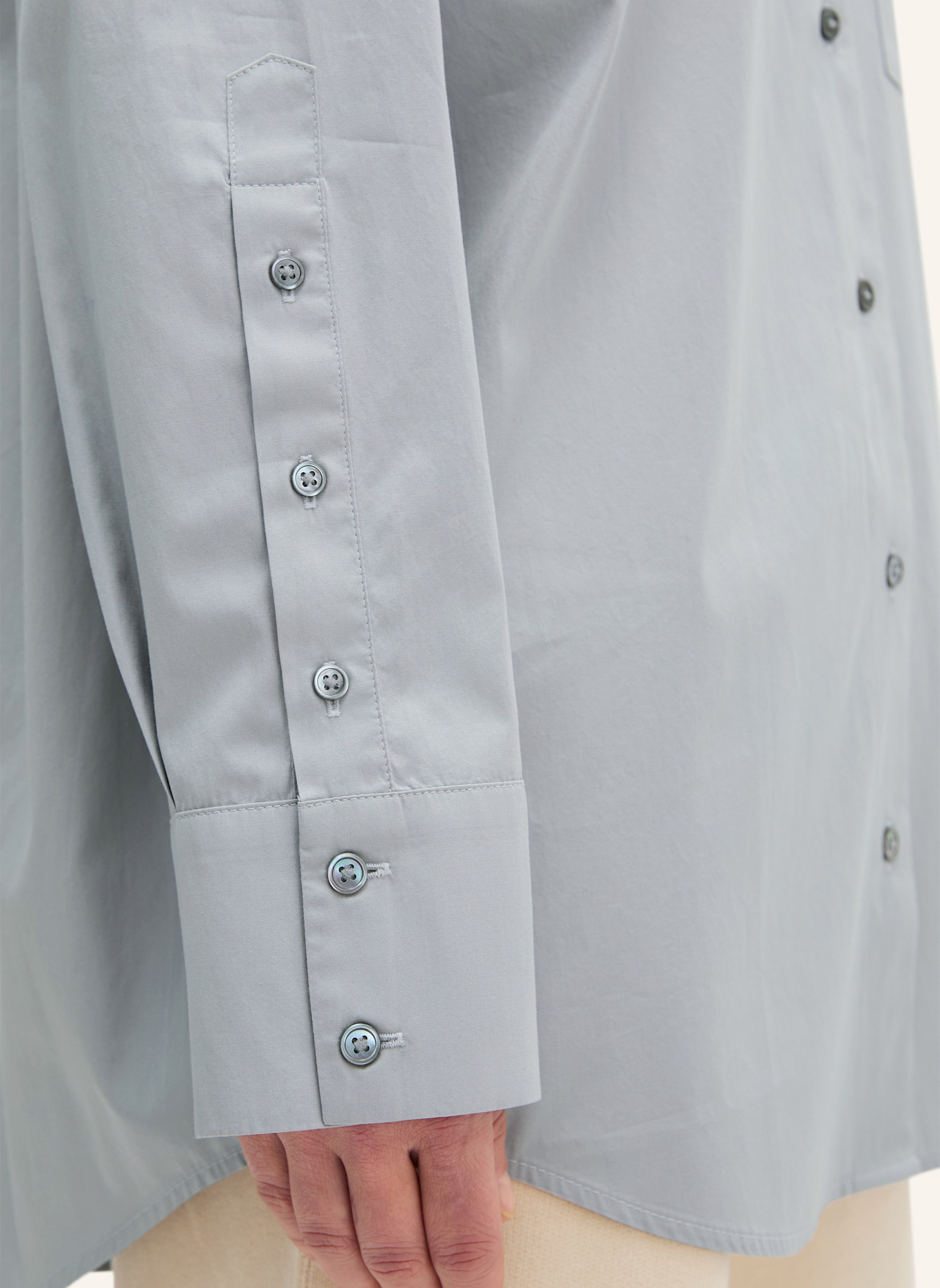 Marc O'Polo Boyfriend-Bluse: GRAU