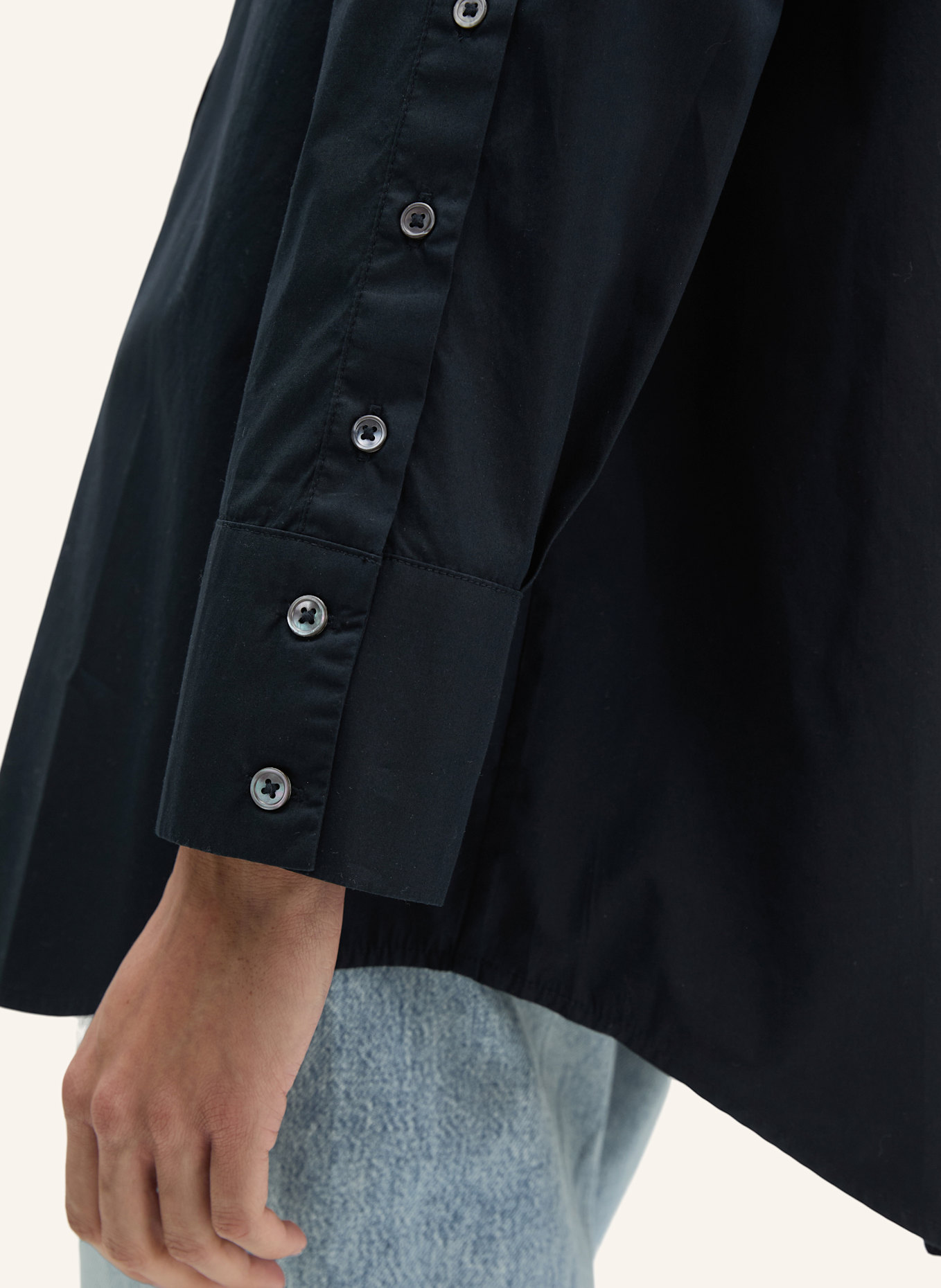 Marc O'Polo Boyfriend-Bluse: DUNKELBLAU
