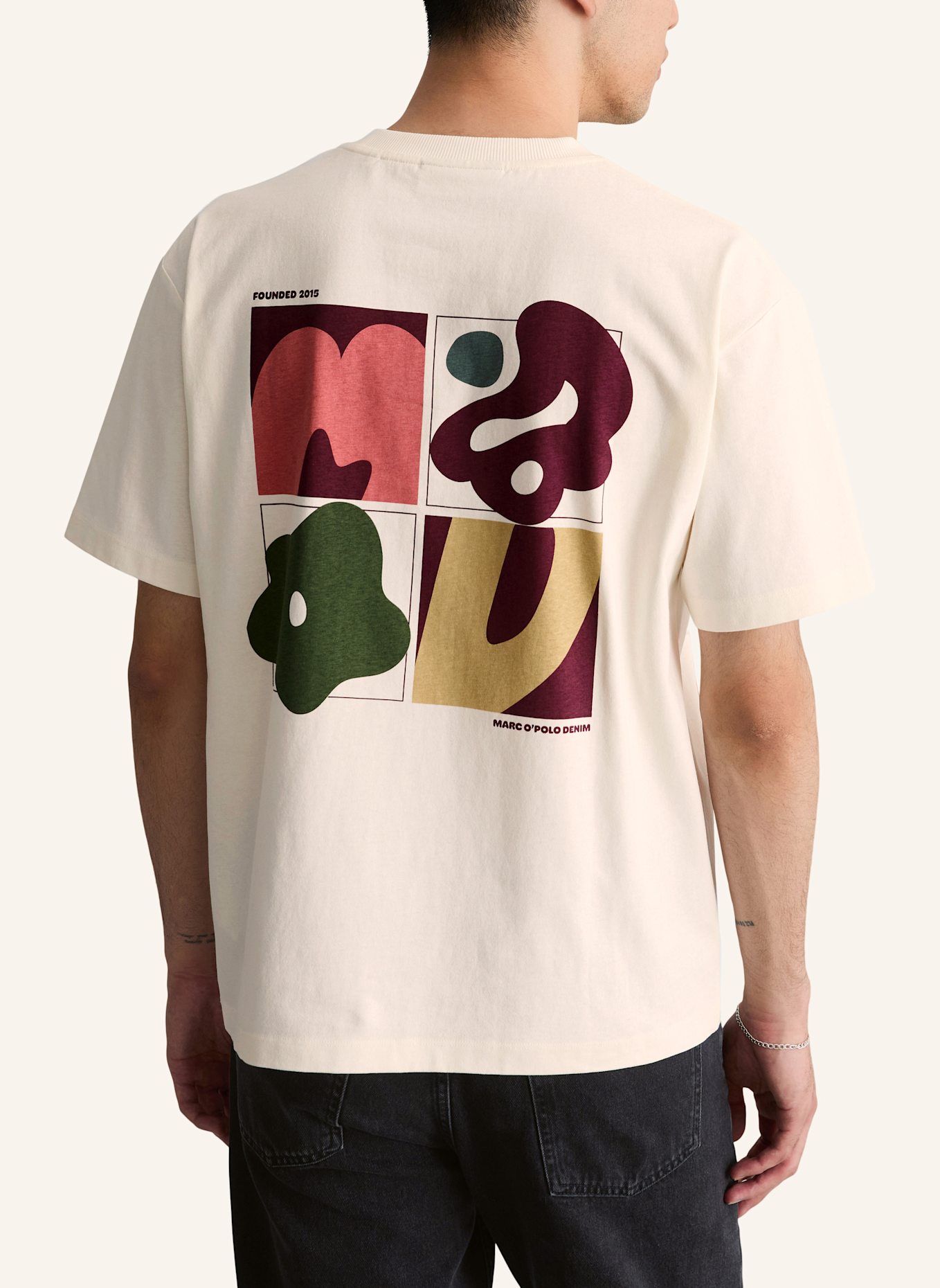 Marc O'Polo DENIM T-Shirt: ECRU