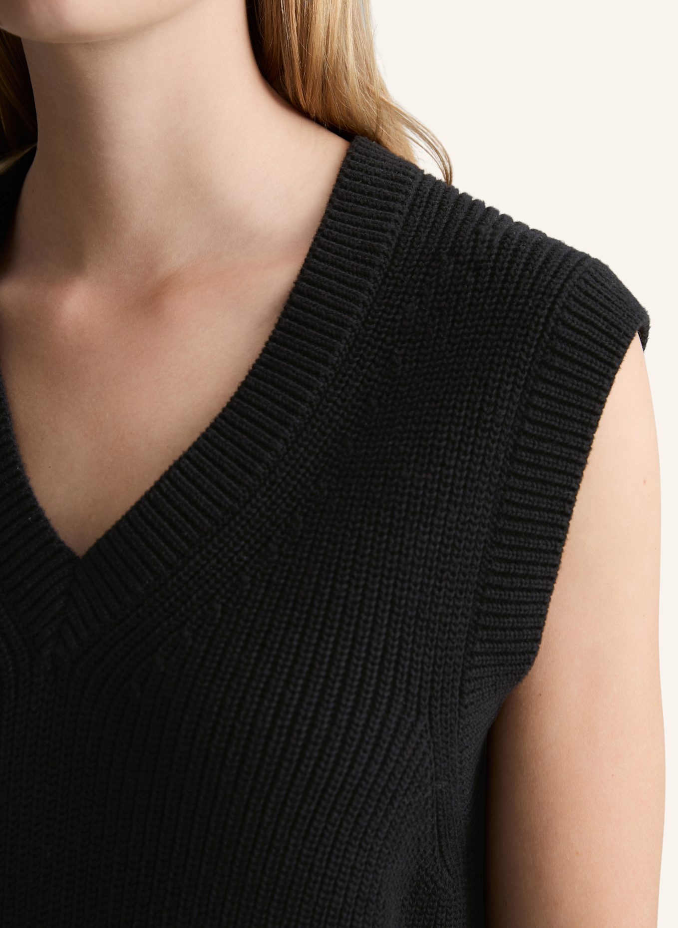 Marc O'Polo DENIM Pullunder: SCHWARZ