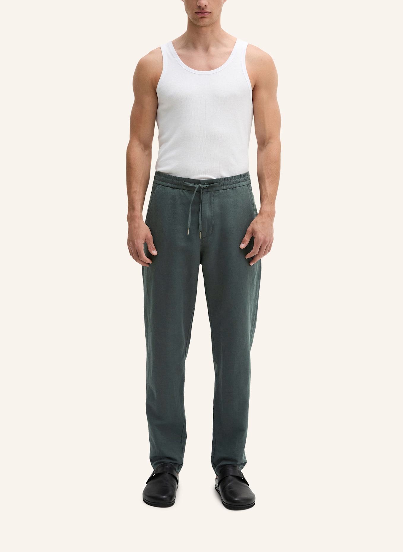 Marc O'Polo Hose Belsbo jogger: DUNKELGRAU