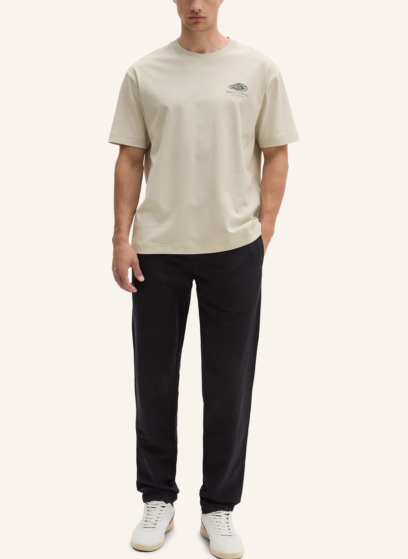 Marc O'Polo T-Shirt: HELLGRAU