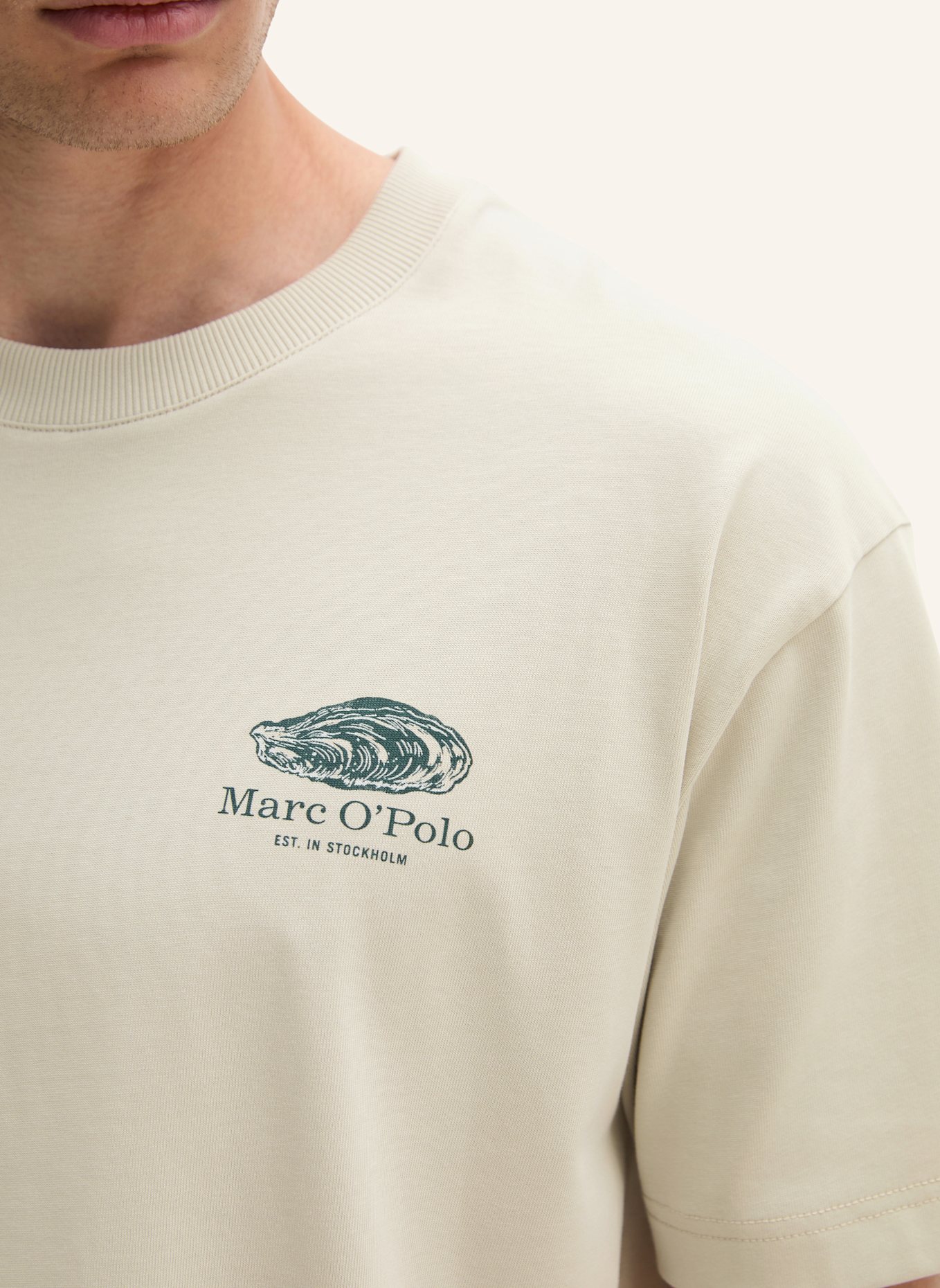 Marc O'Polo T-Shirt: HELLGRAU