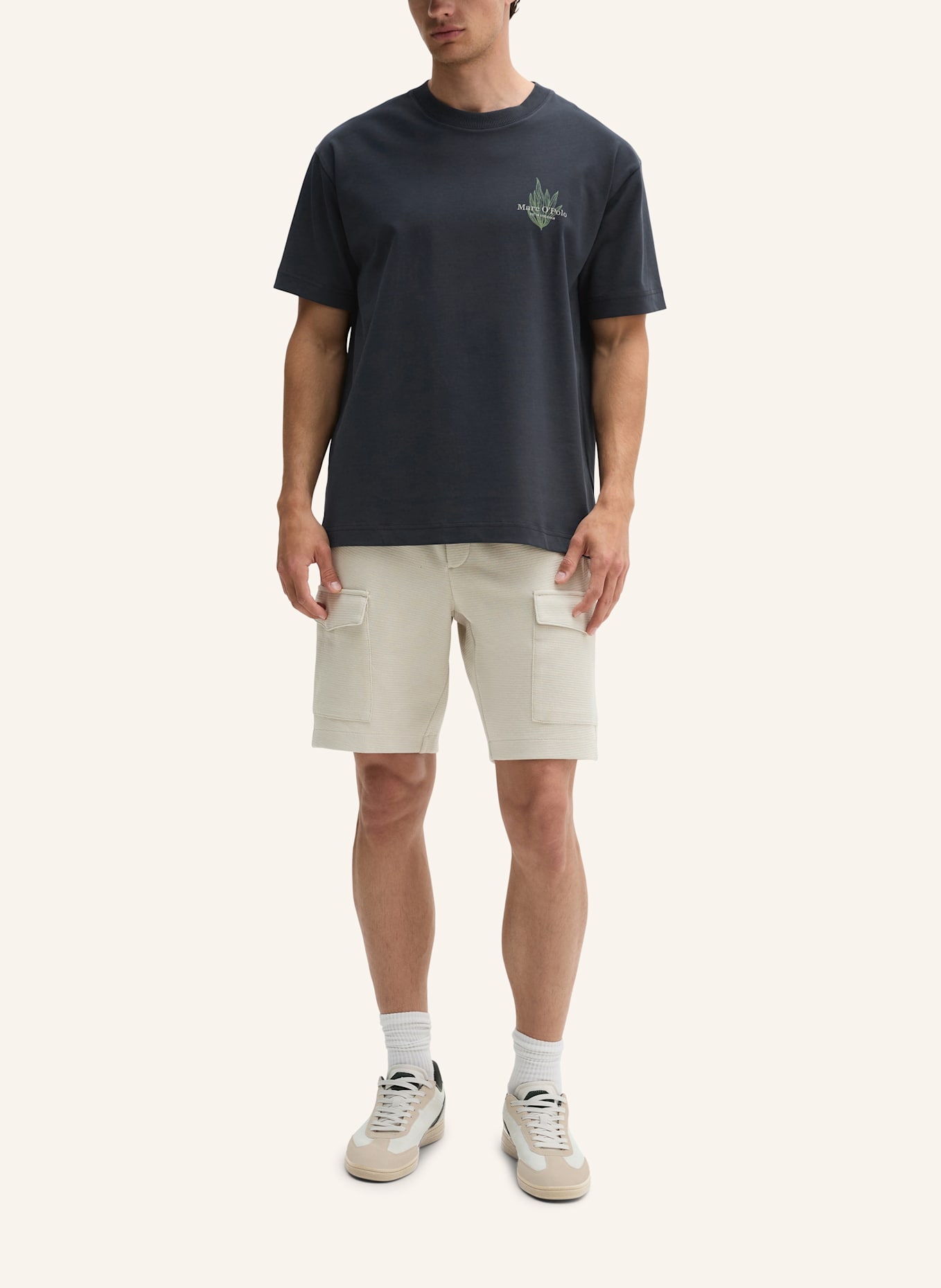 Marc O'Polo T-Shirt: DUNKELBLAU