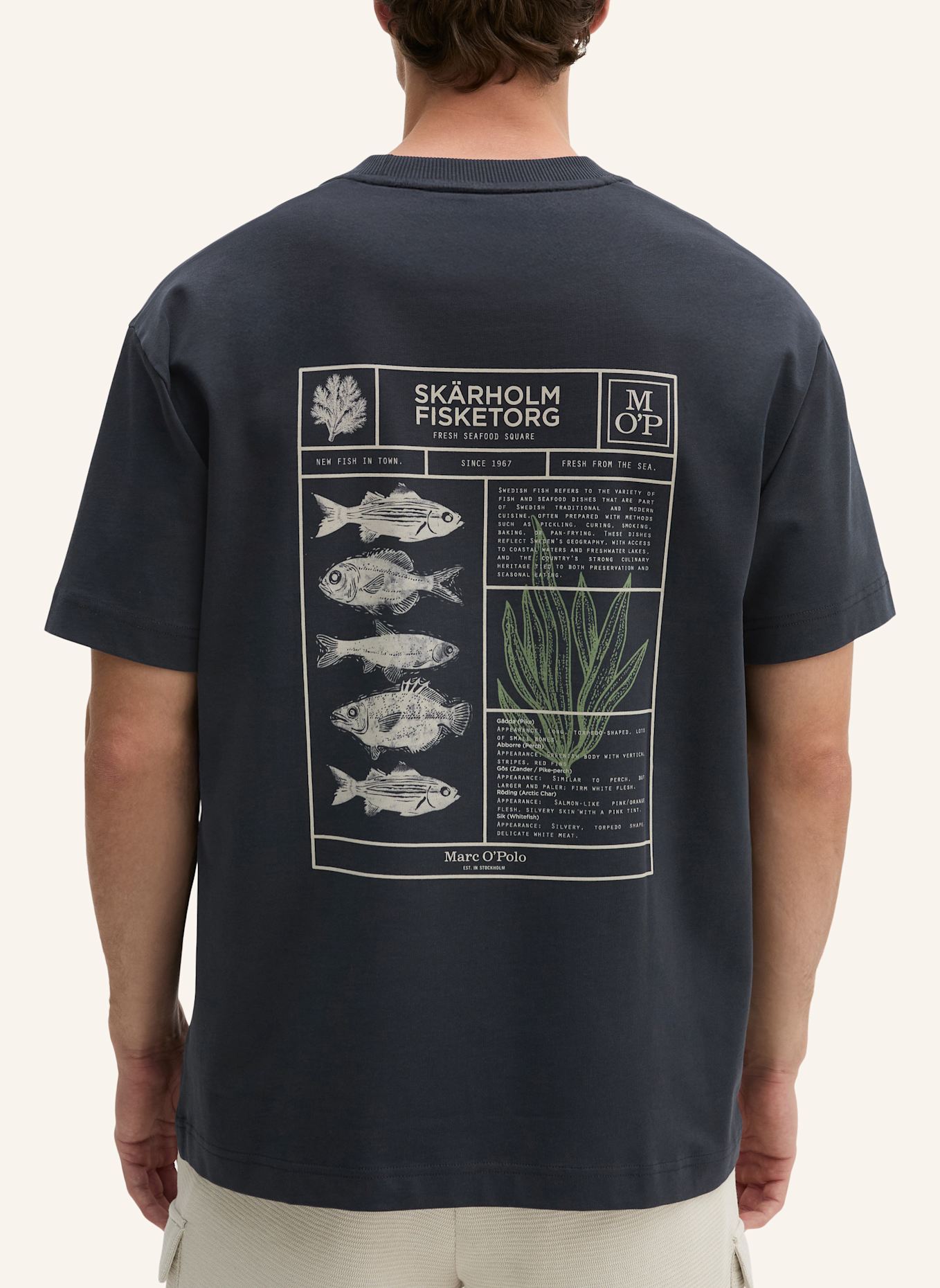 Marc O'Polo T-Shirt: DUNKELBLAU