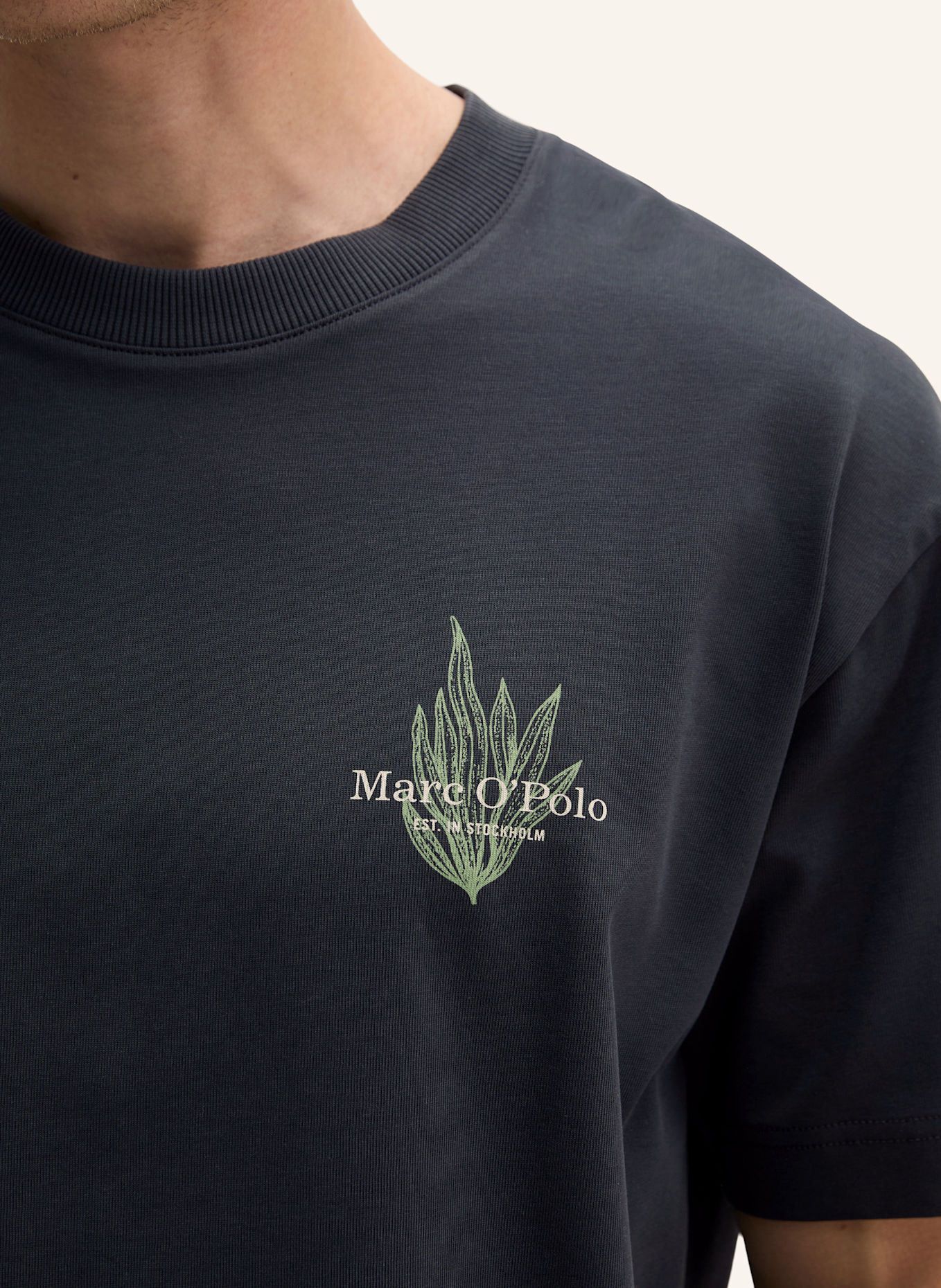 Marc O'Polo T-Shirt: DUNKELBLAU