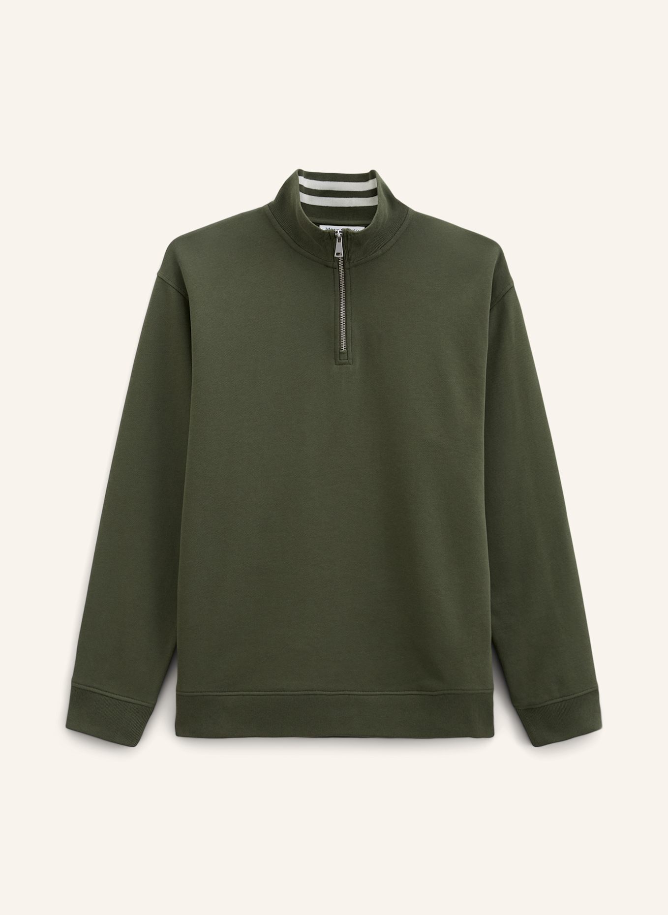 Marc O'Polo DENIM Sweat-Troyer: DUNKELGRÜN
