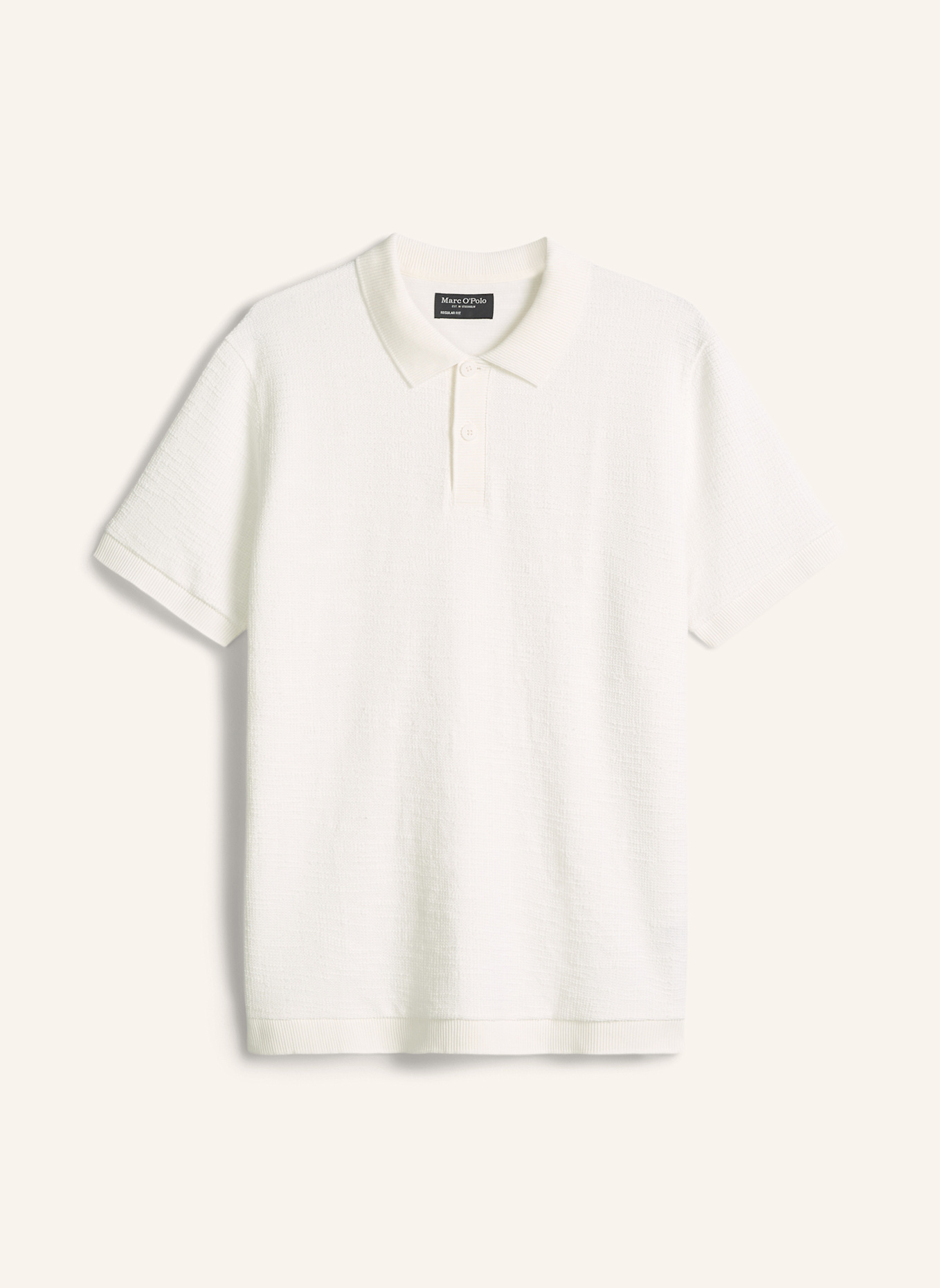 Marc O'Polo Poloshirt looose: ECRU