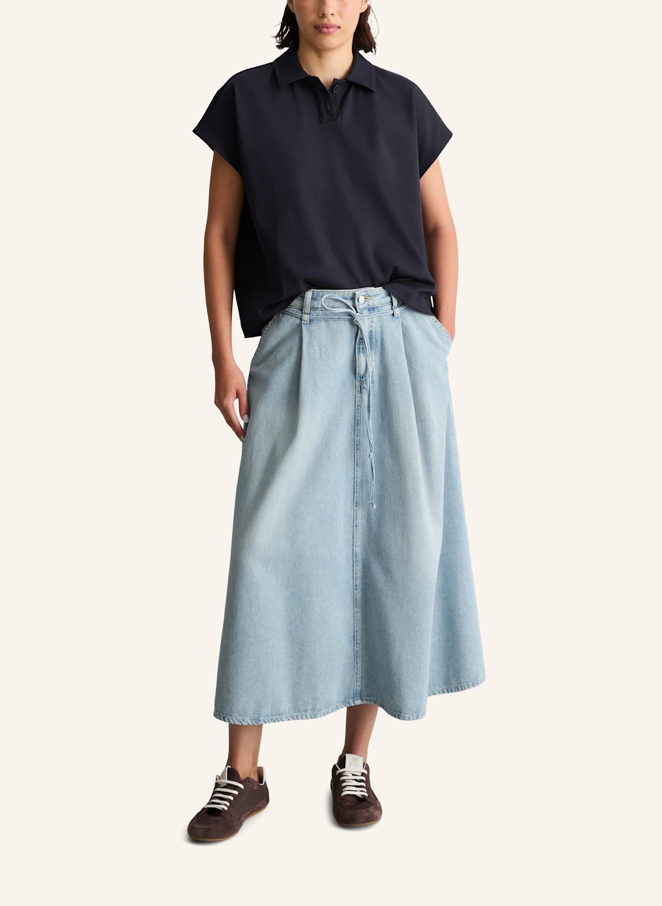 Marc O'Polo DENIM Poloshirt: DUNKELBLAU