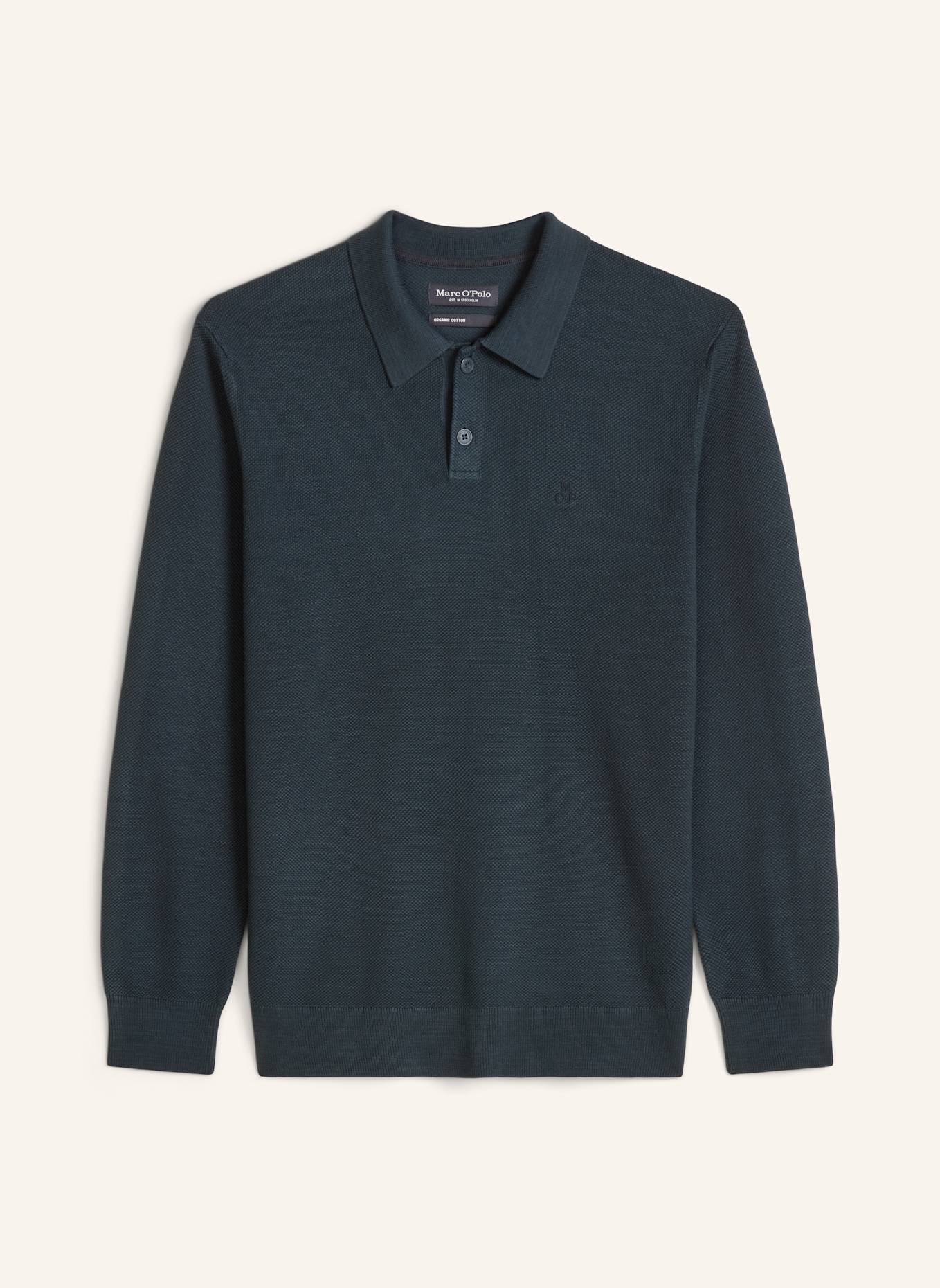 Marc O'Polo Strick-Poloshirt: BLAU