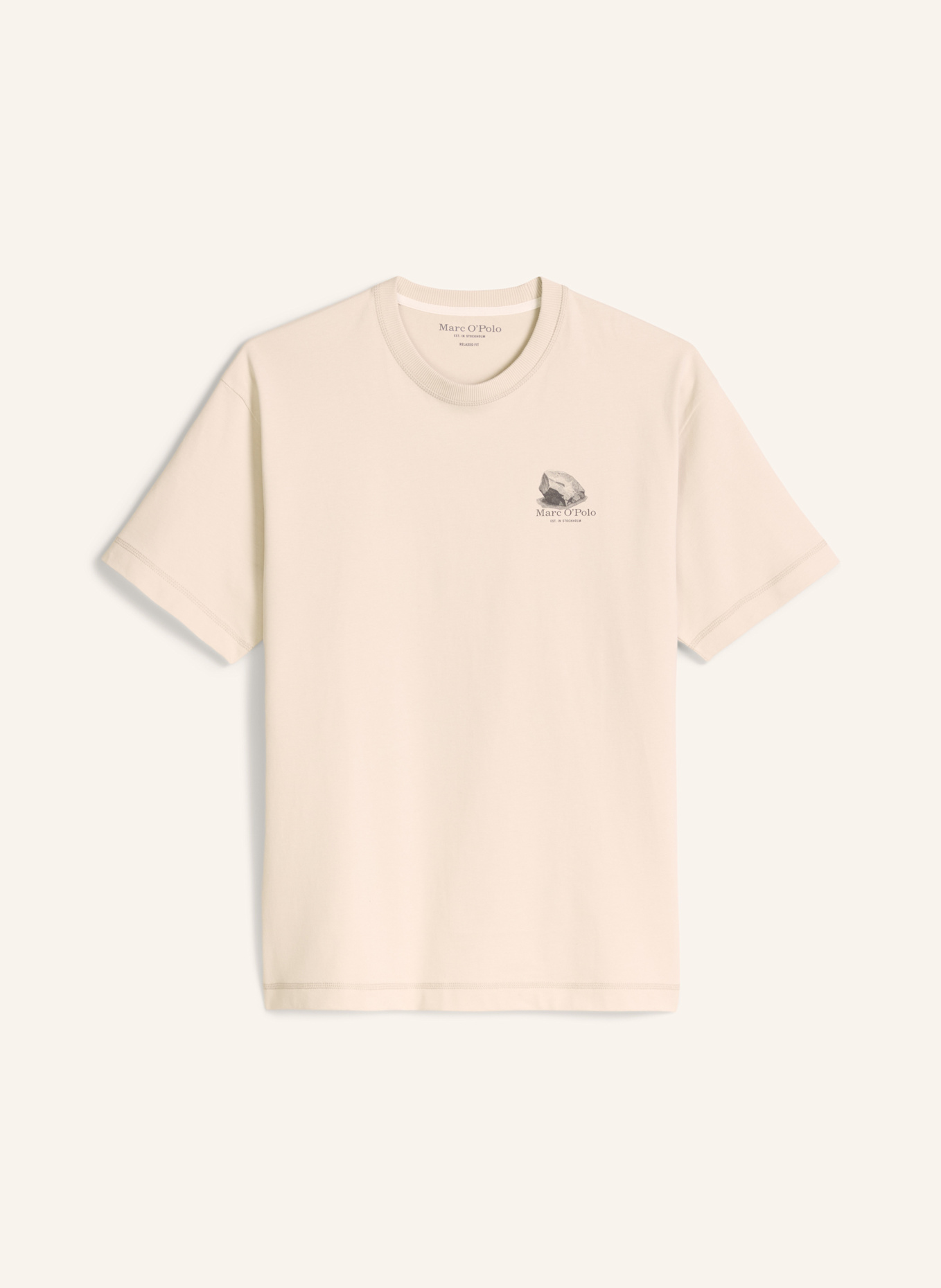 Marc O'Polo T-Shirt: CREME