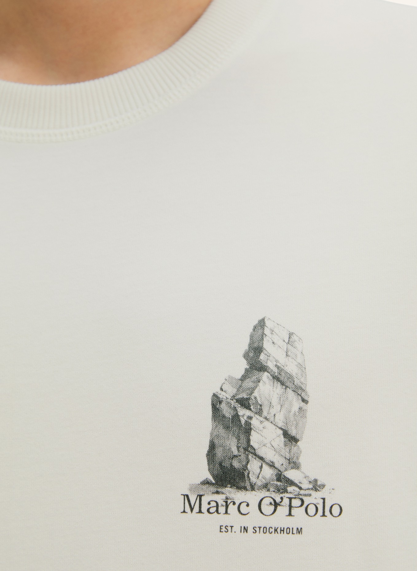 Marc O'Polo T-Shirt: WEISS