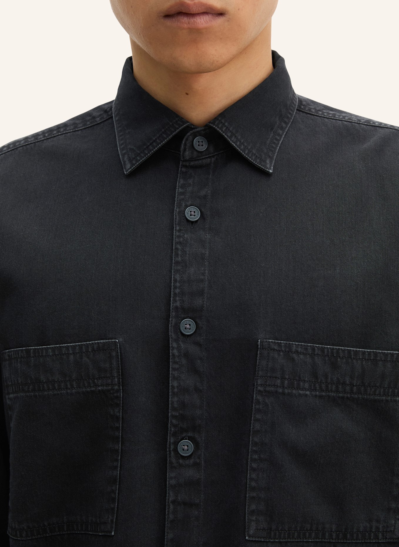 Marc O'Polo Jeanshemd: SCHWARZ