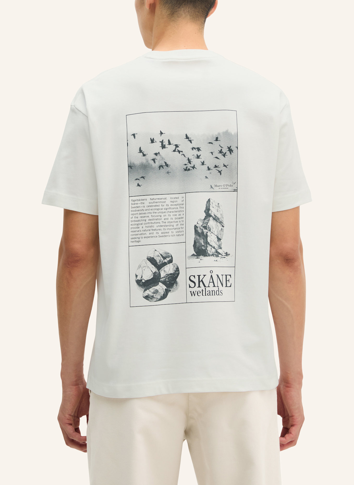 Marc O'Polo T-Shirt: WEISS