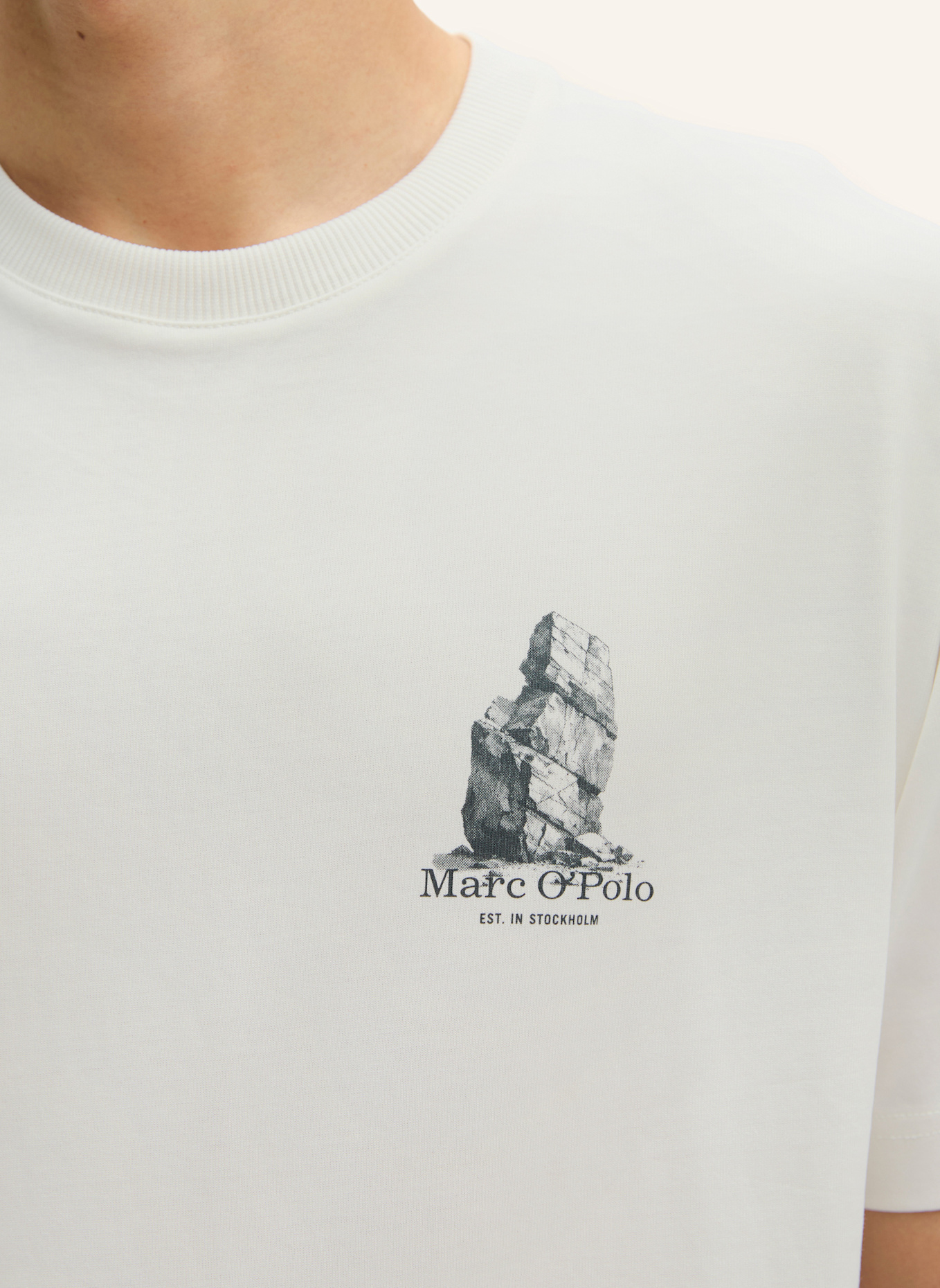 Marc O'Polo T-Shirt: WEISS