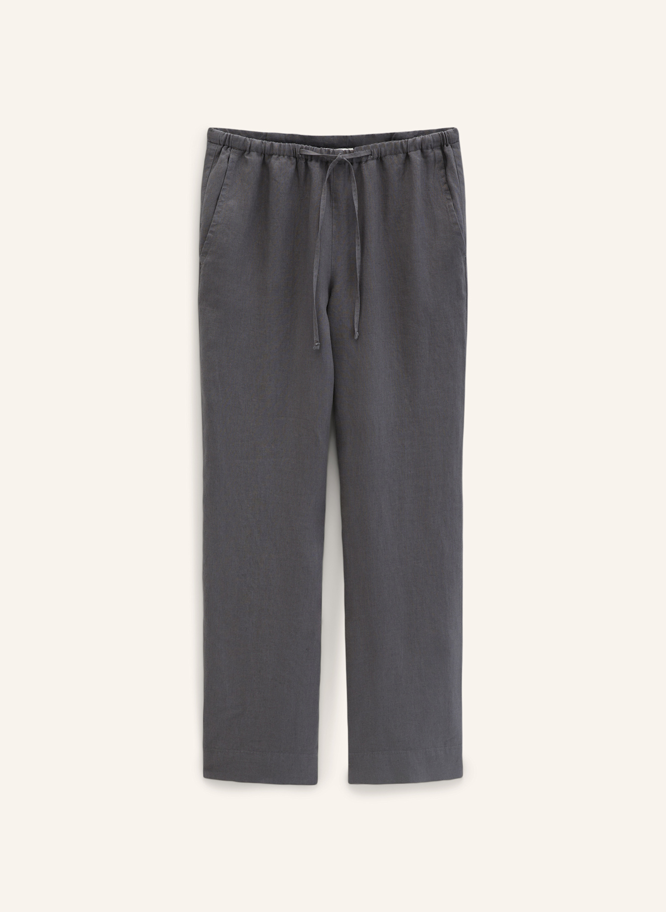 Marc O'Polo Leinenhose: DUNKELGRAU