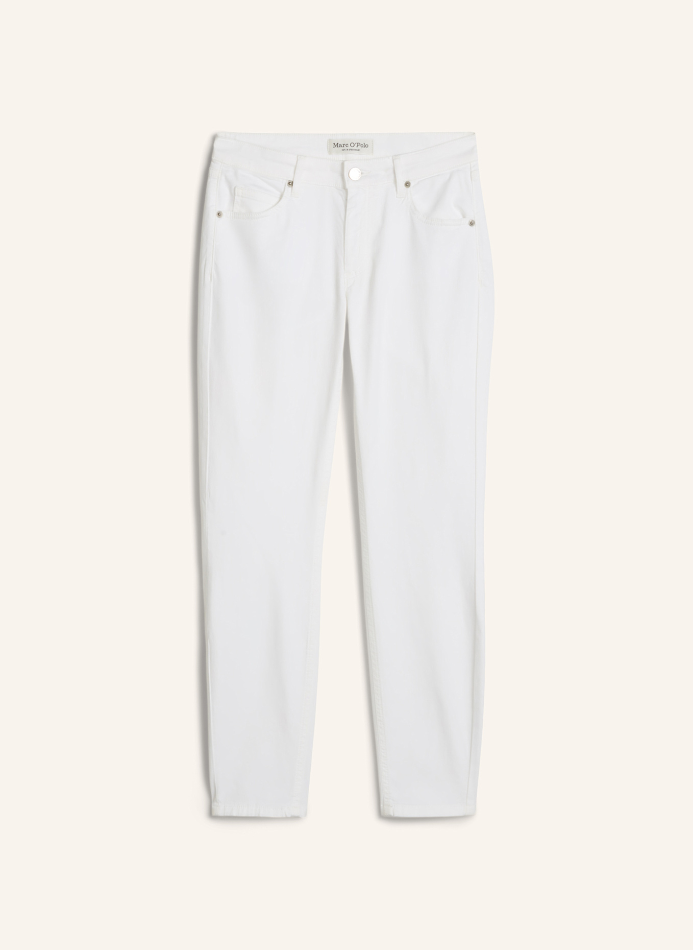 Marc O'Polo Slim Fit Jeans: WEISS