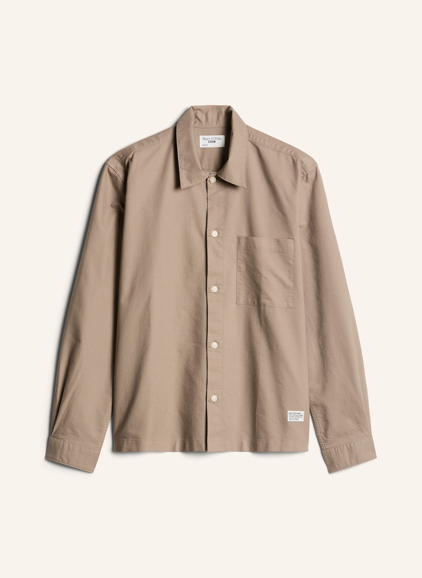 Marc O'Polo DENIM Hemd: HELLBRAUN